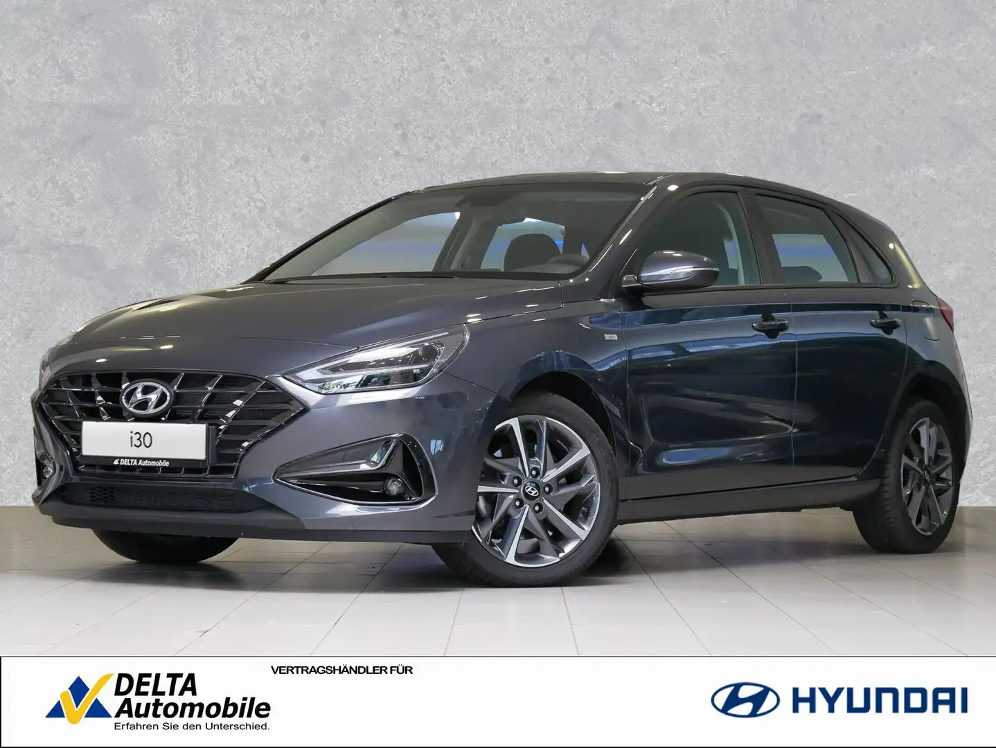 Hyundai i30 1.0 TGDI Trend Navi Voll-LED Kamera Carplay Gris - 1
