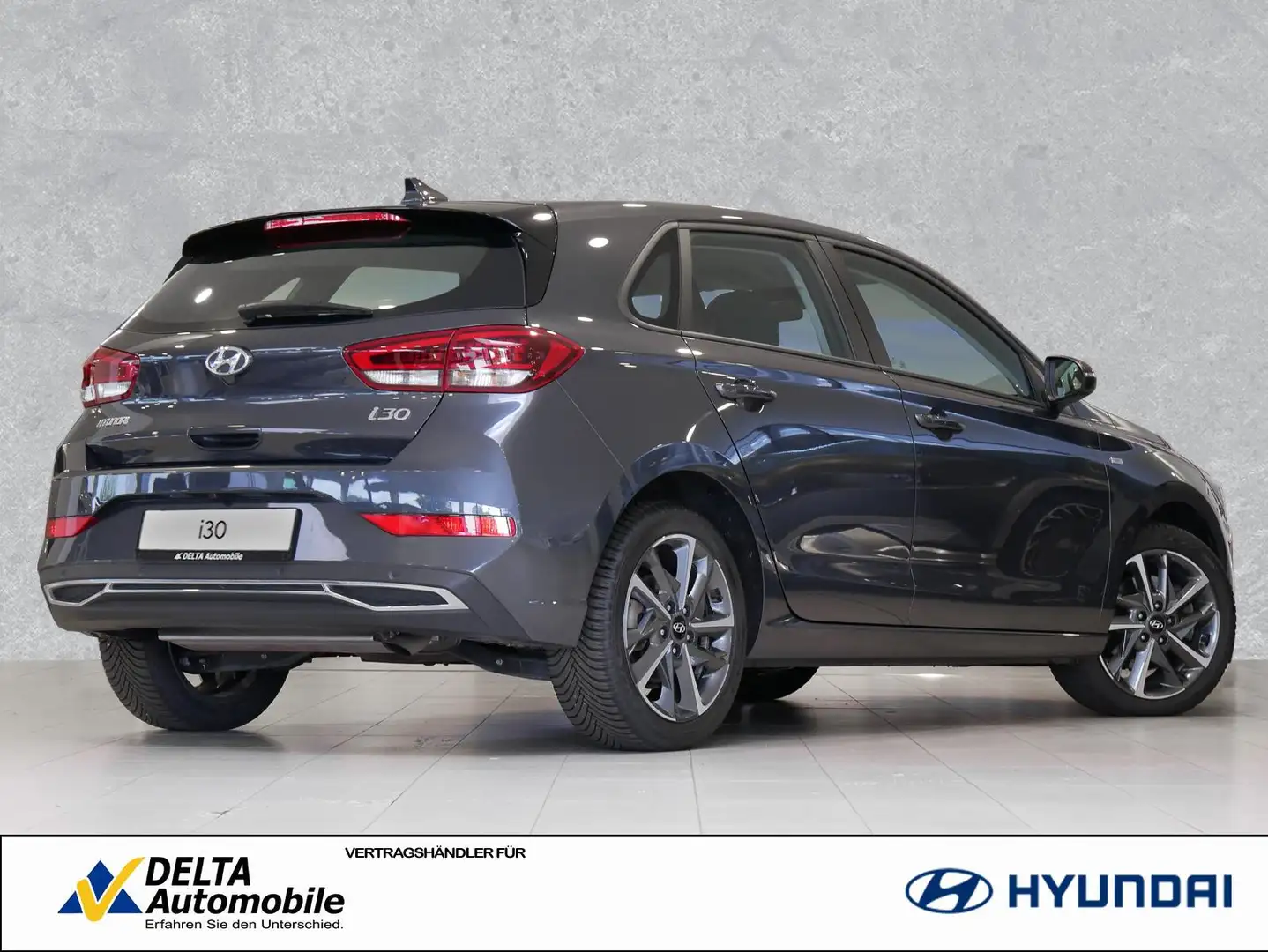 Hyundai i30 1.0 TGDI Trend Navi Voll-LED Kamera Carplay Gris - 2