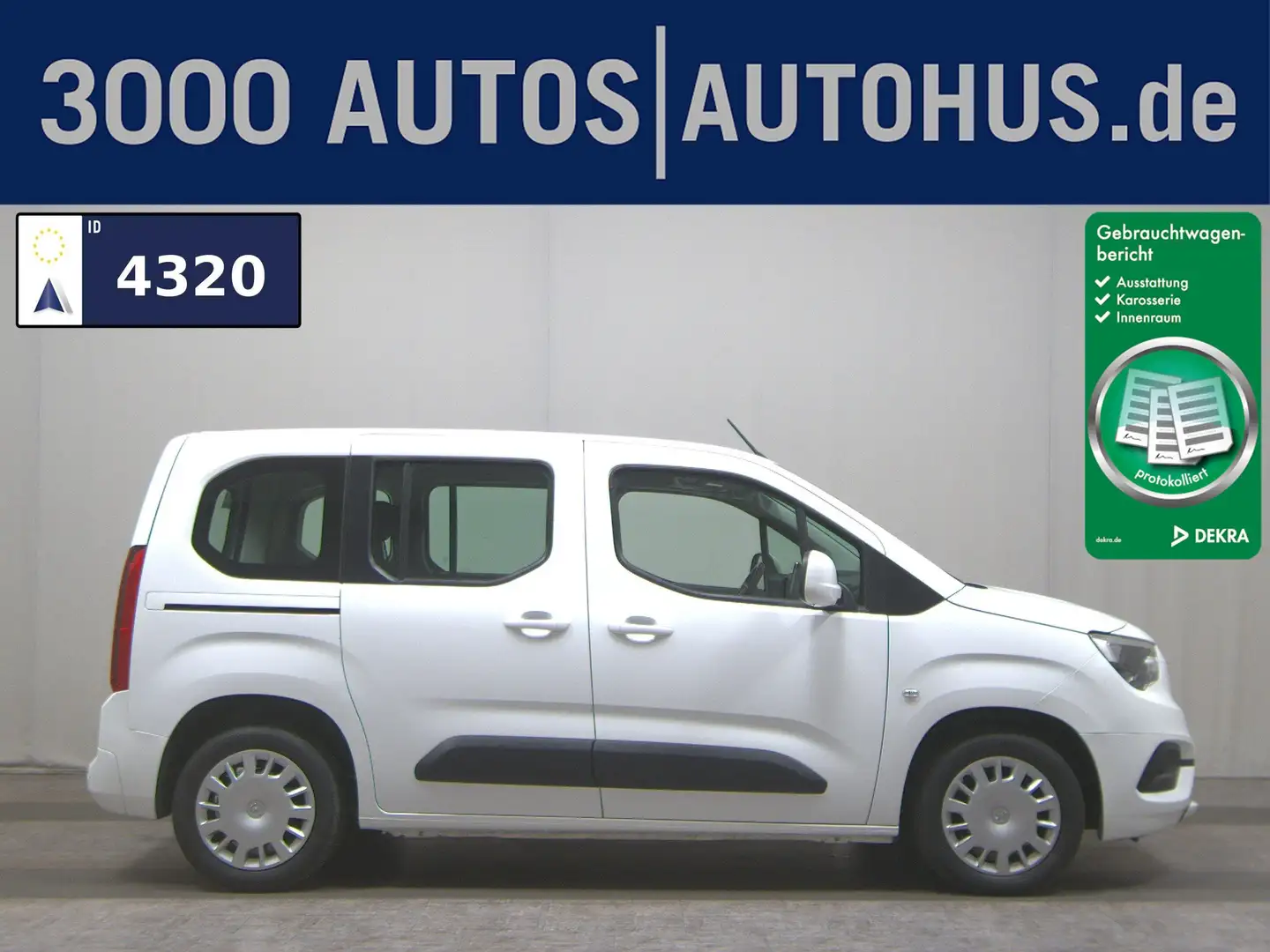 Opel Combo Life 1.5 D Edition 5-Sitze Navi AHK PDC Blanc - 1