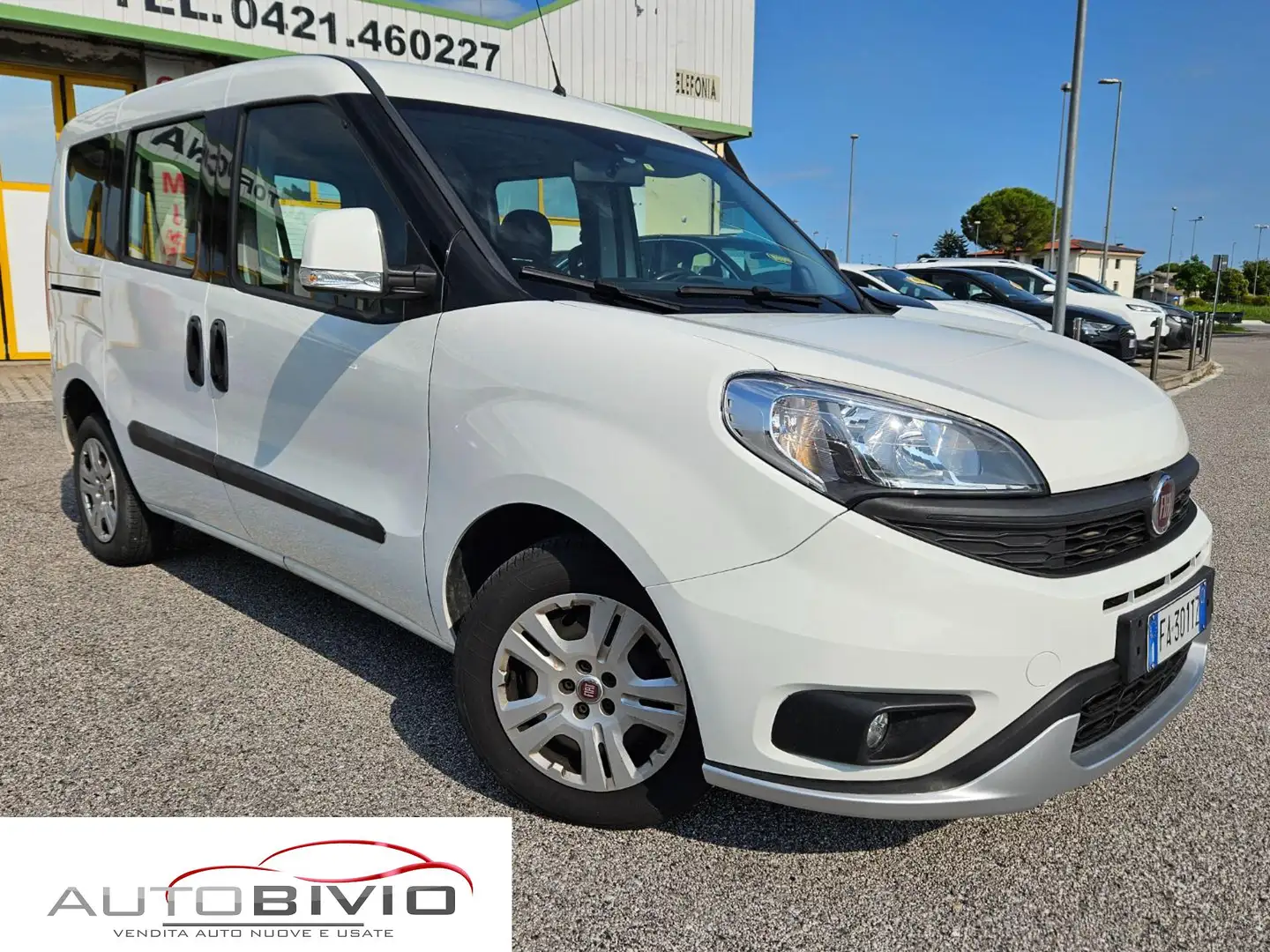 Fiat Doblo Doblò 1.3 MJT PC Combi N1 SX E5+ Bianco - 1