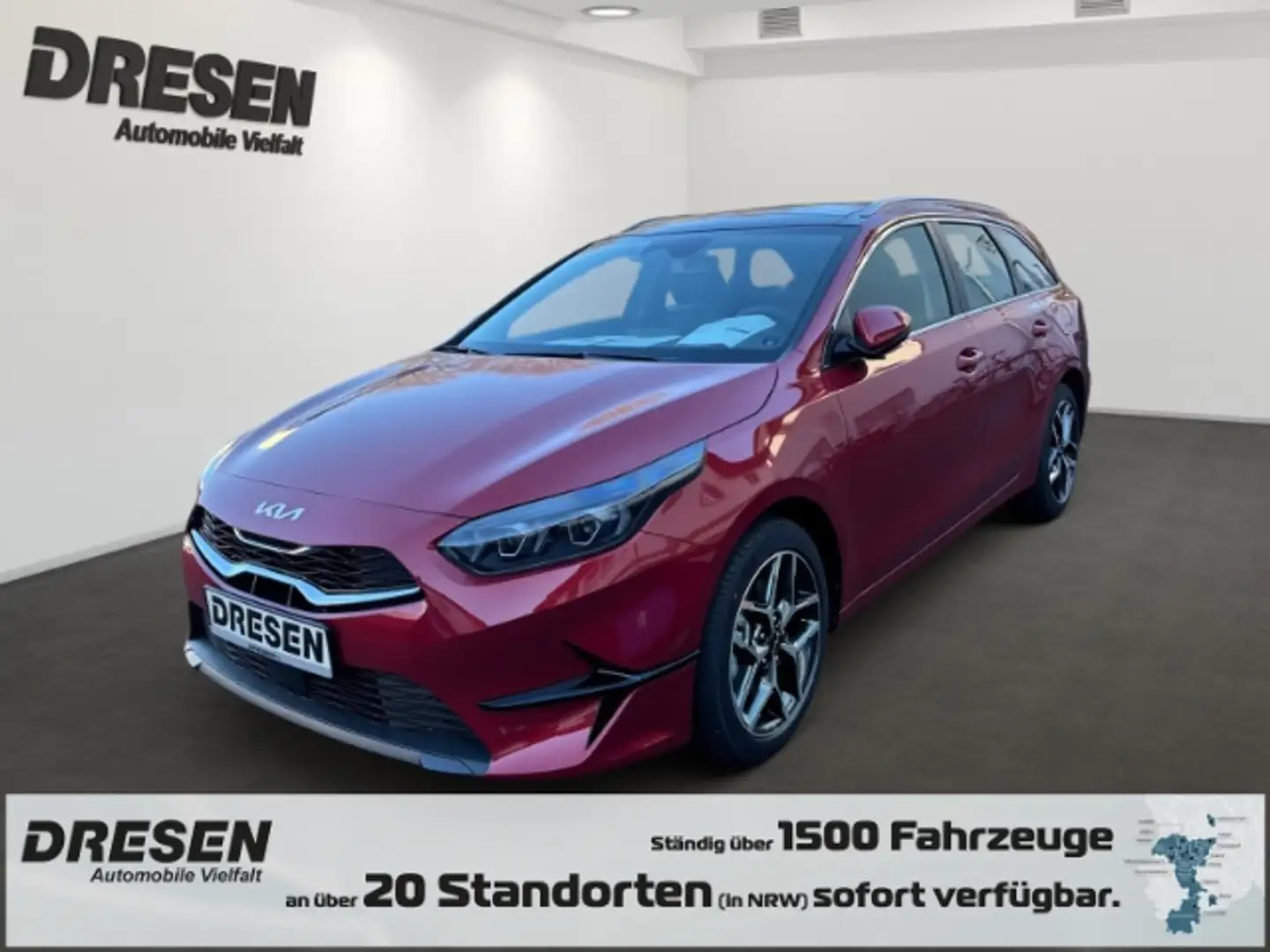 Kia Ceed SW / cee'd SW SPIRIT 1.5 DCT SITZHEIZUNG,NAVI,DAB,KLIMA Rood - 1