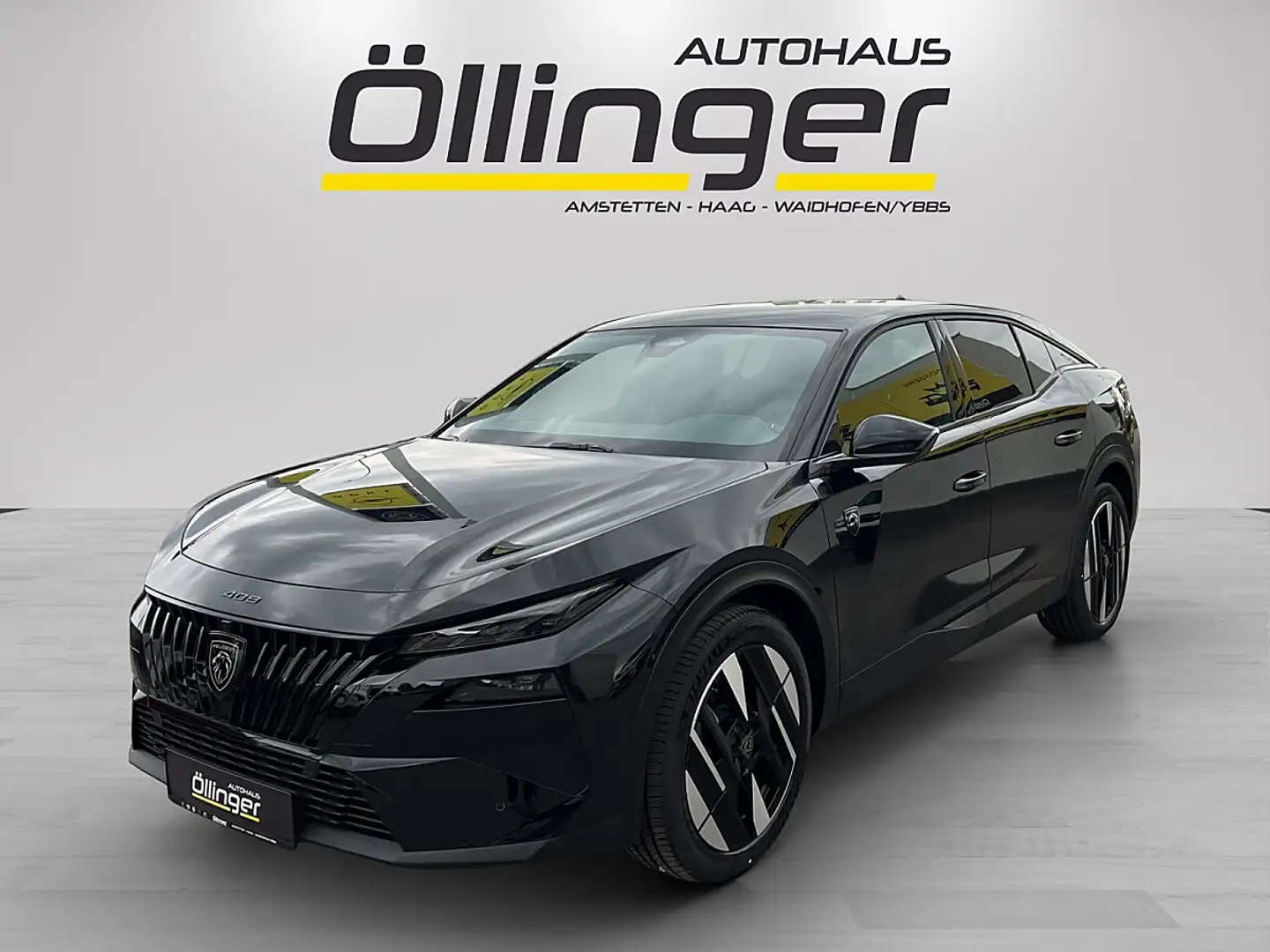 Peugeot 408 Hybrid 145 e-DCS6 GT Exclusive Schwarz - 1