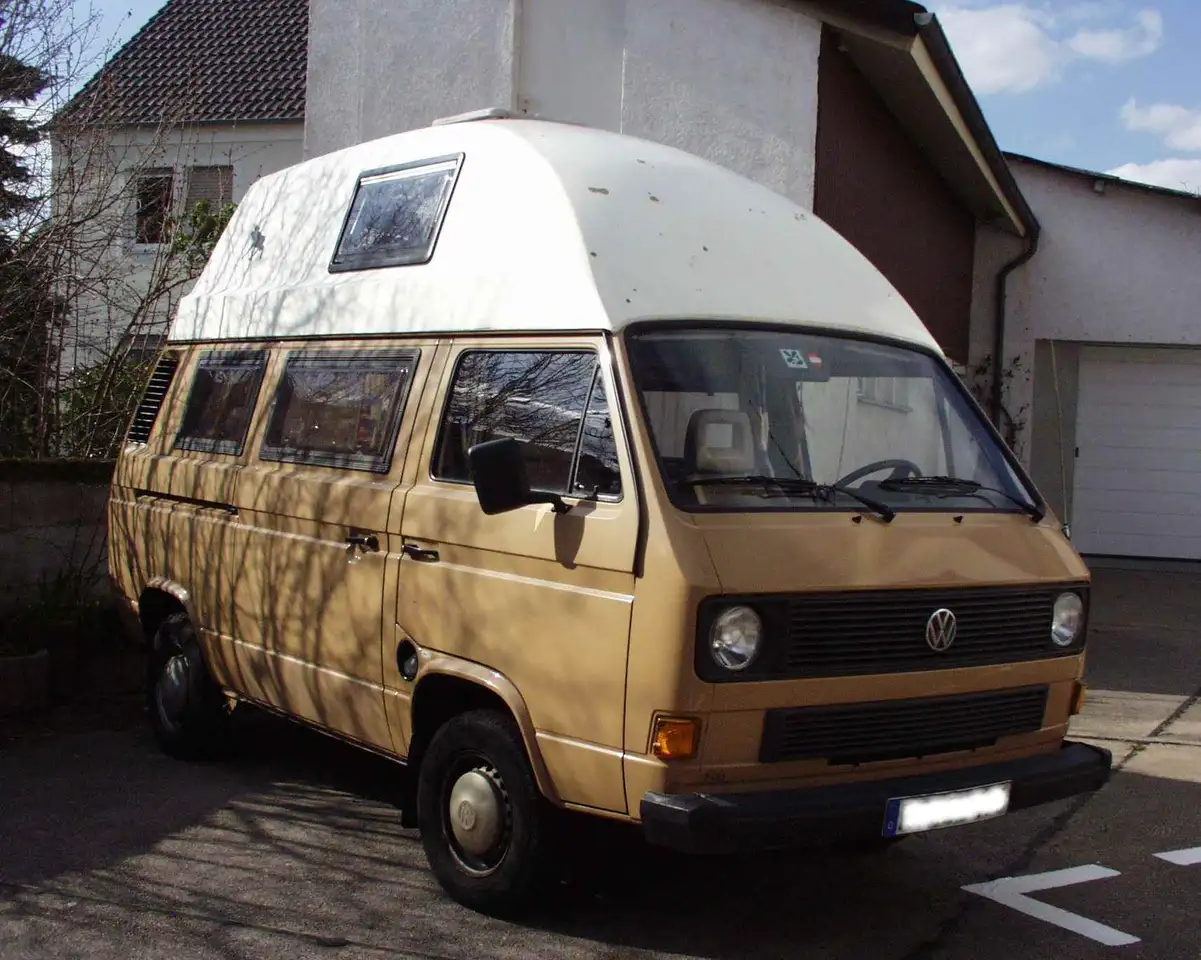 Volkswagen T3 SO.KFZ.Wohnmobil Fischer Ausbau Hochdach AHK, foto 1