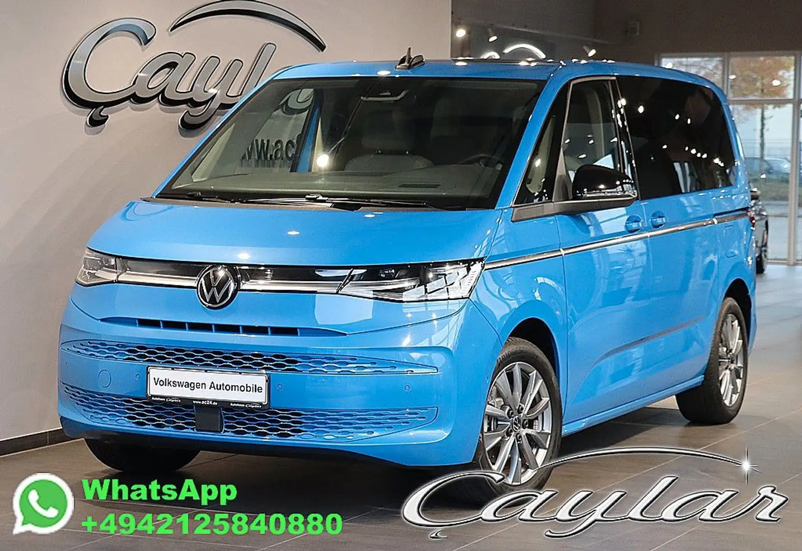 Volkswagen T7 Multivan T7 MULTIVAN TSI 7.SITZE MASSAGE BELÜFT STANDHEIZ Bleu - 1