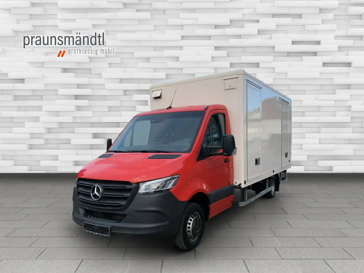 Mercedes-Benz Sprinter 519 CDI V6 Isokoffer LED MBUX Bäcker Rot - 1