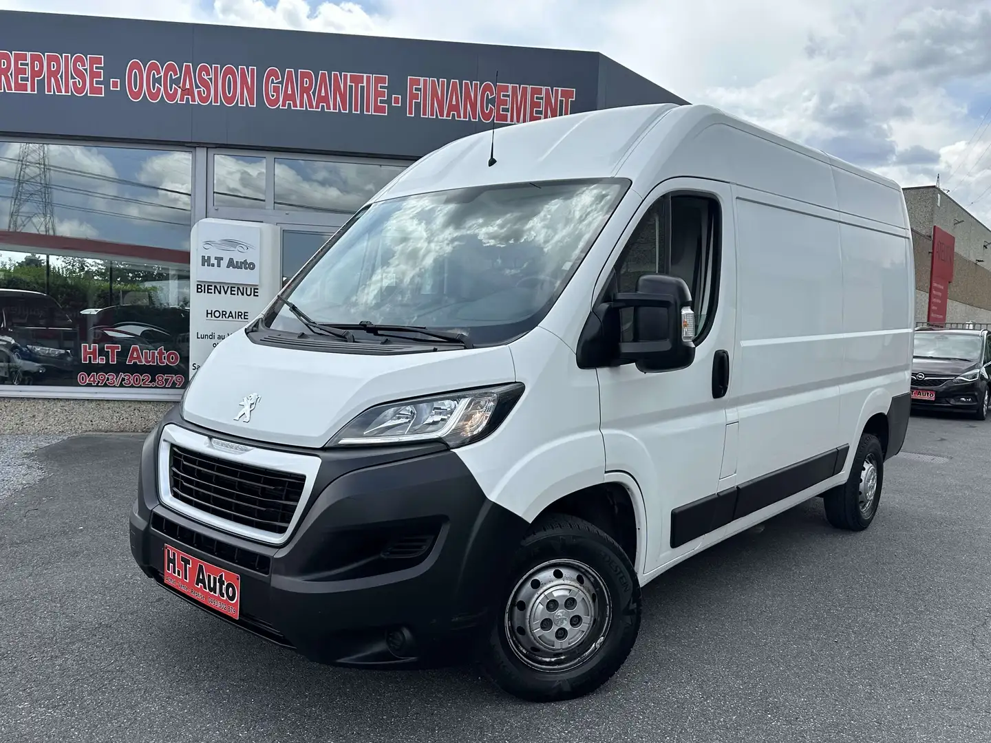 Peugeot Boxer 2.0 BlueHDi L2H2/Utilitaire/3 places/Airco/Tvac Blanc - 1