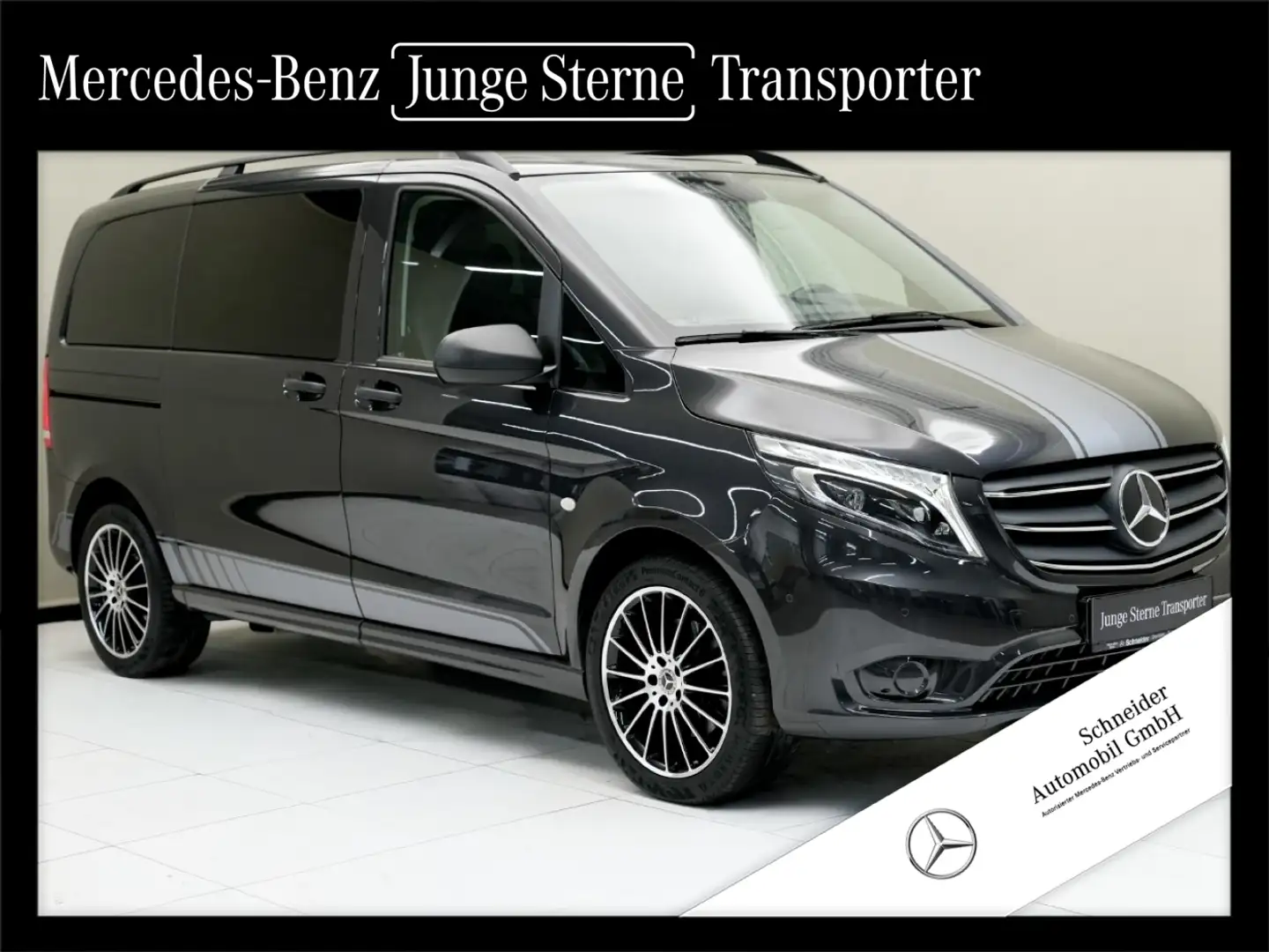 Mercedes-Benz Vito 124 CDI Tourer SELECT Kompakt ACC PDC KAM Grau - 1
