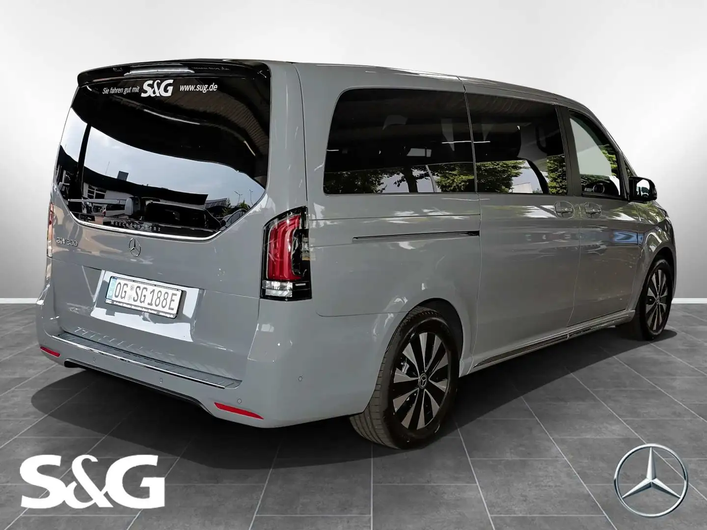 Mercedes-Benz EQV 300 300 lang MBUX+360°+M-LED+Distron+Standkl Grau - 2