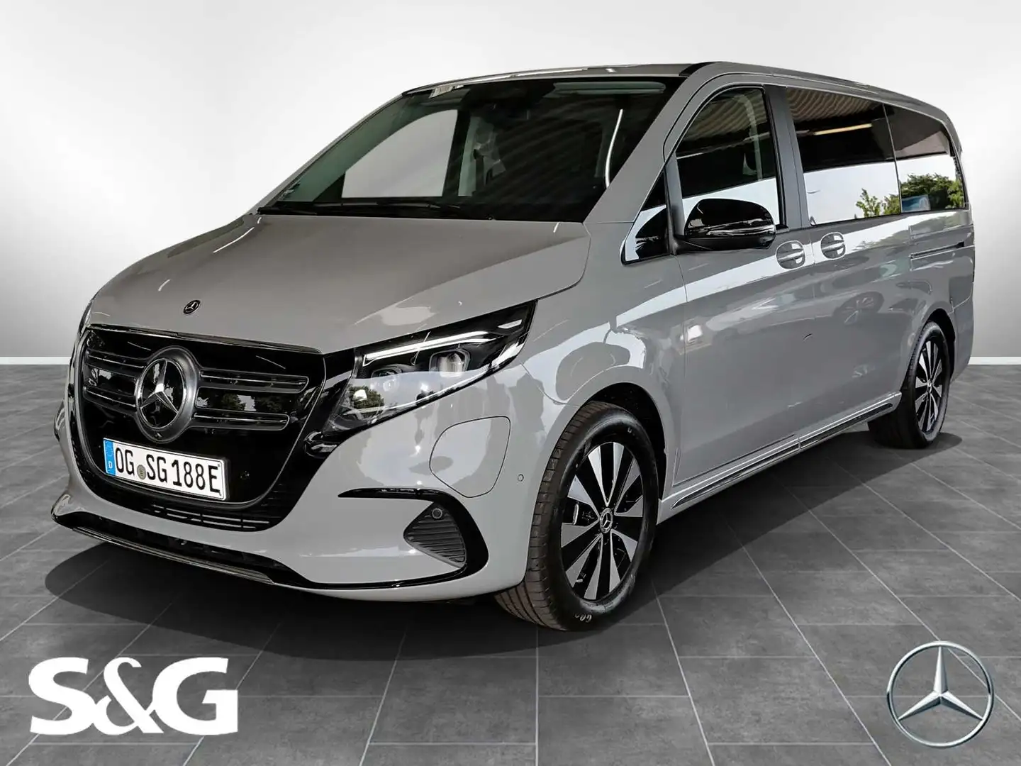 Mercedes-Benz EQV 300 300 lang MBUX+360°+M-LED+Distron+Standkl Grau - 1