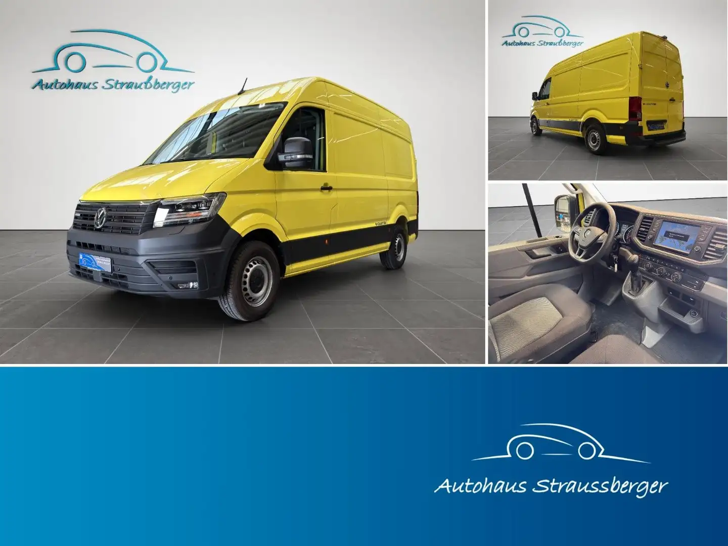 Volkswagen Crafter e-Crafter Kasten MRH LED TEMPOMAT RFK NAVI Gelb - 1
