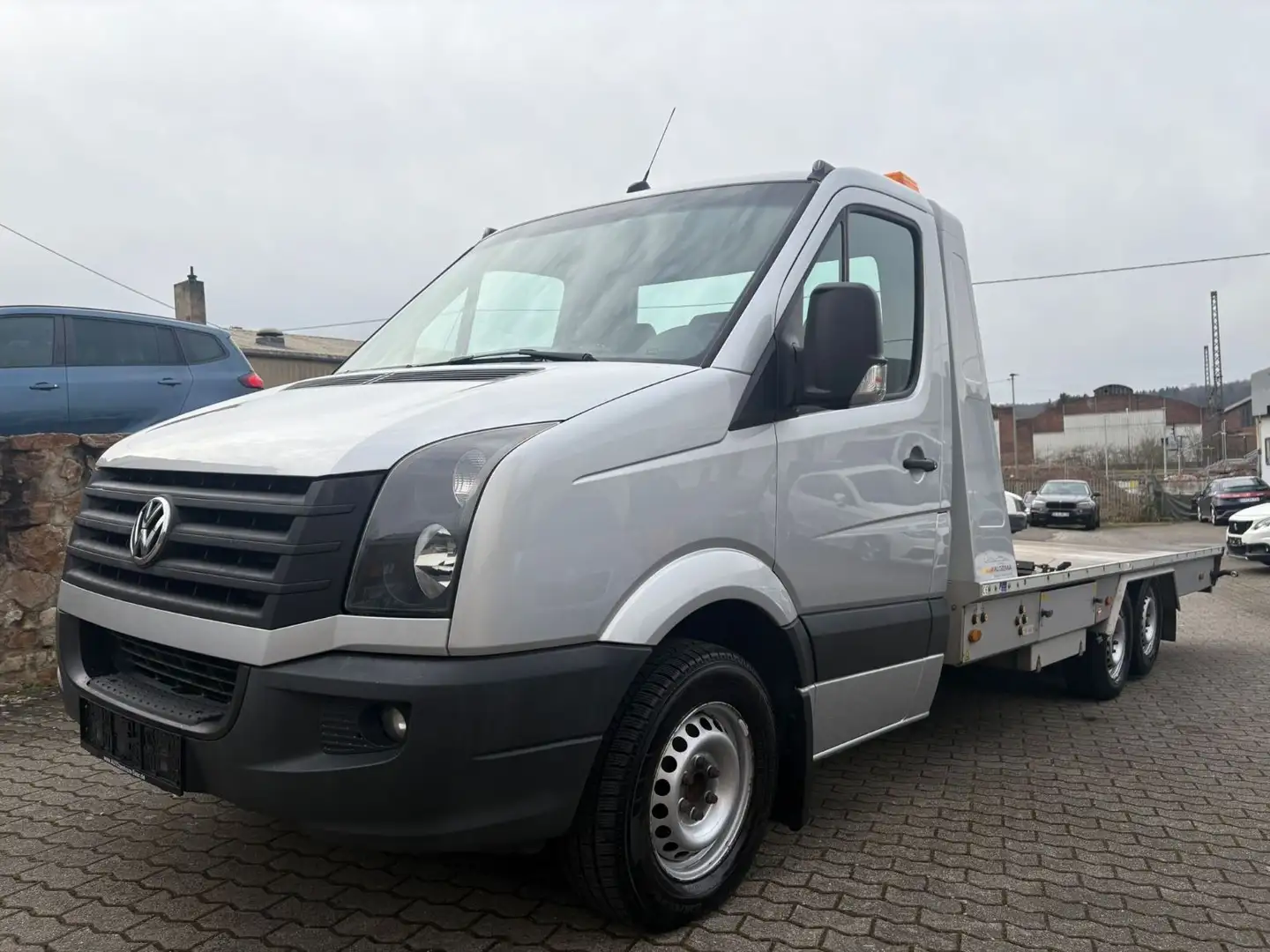 Volkswagen Crafter Algema Abschleppwagen Autotransporter Silber - 1