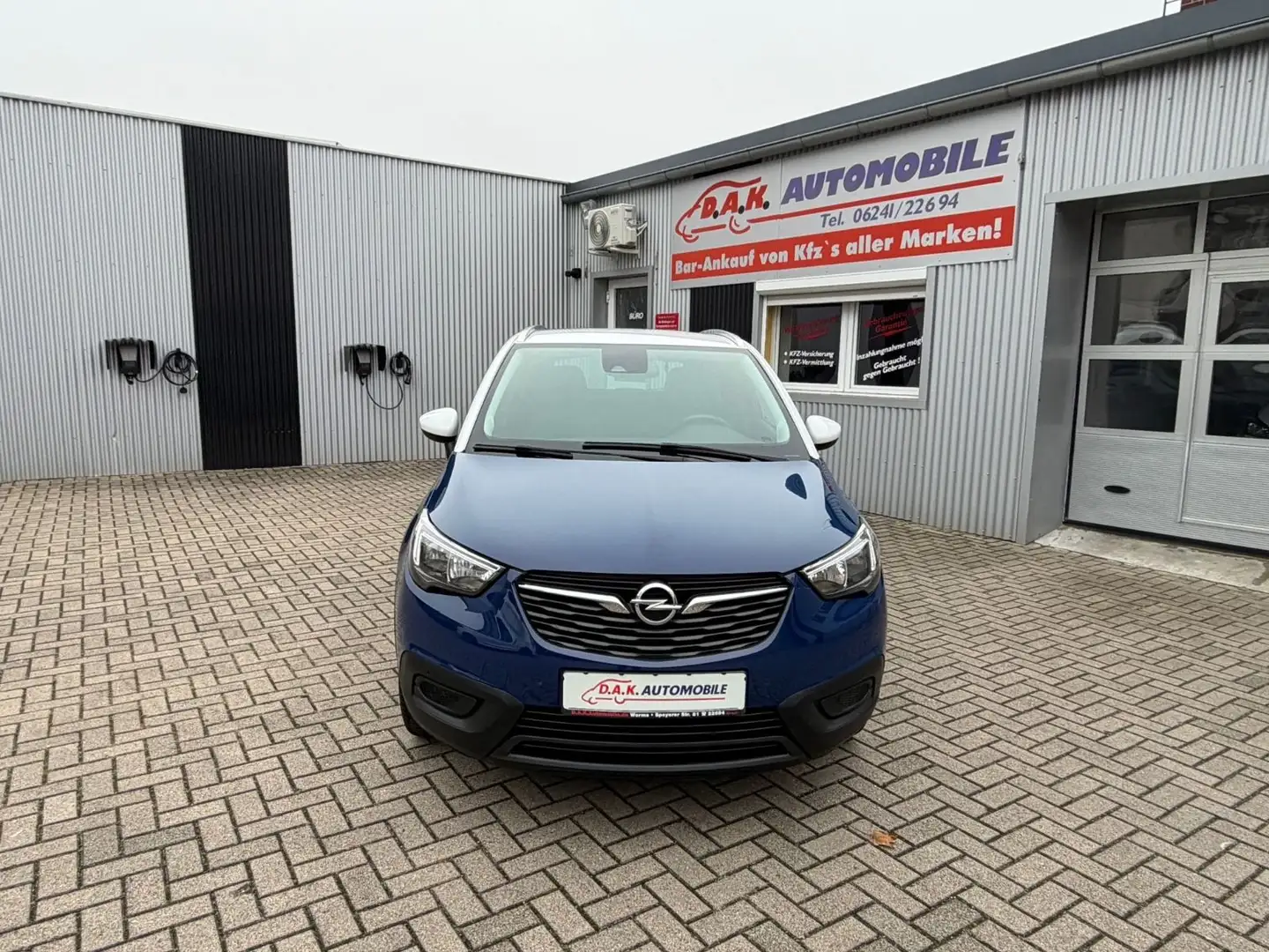 Opel Crossland X 1.Hand+28TKM+PDC+Spurhalteass.+SHZ Bleu - 2