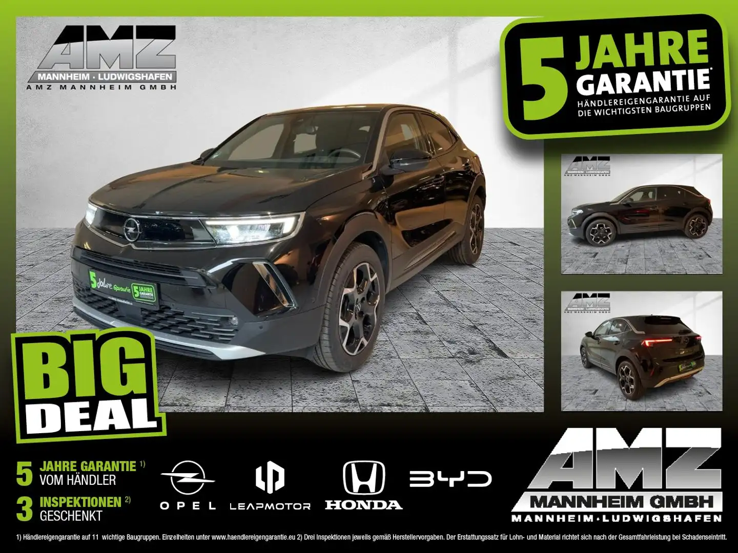 Opel Mokka 1.2 Turbo Ultimate +Kamera+Navi+Sitzheizung Noir - 1