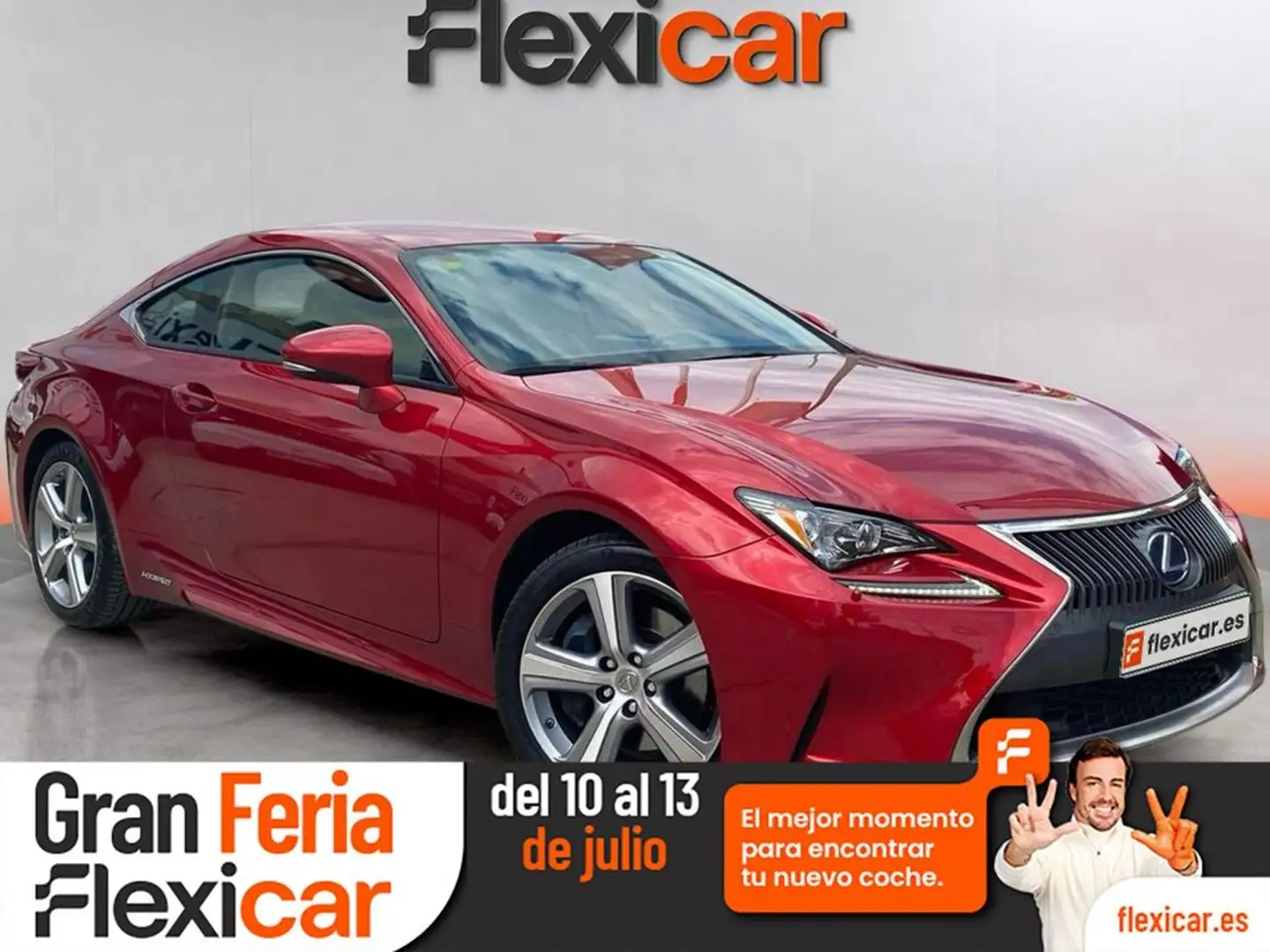 Lexus RC F Executive Rouge - 1