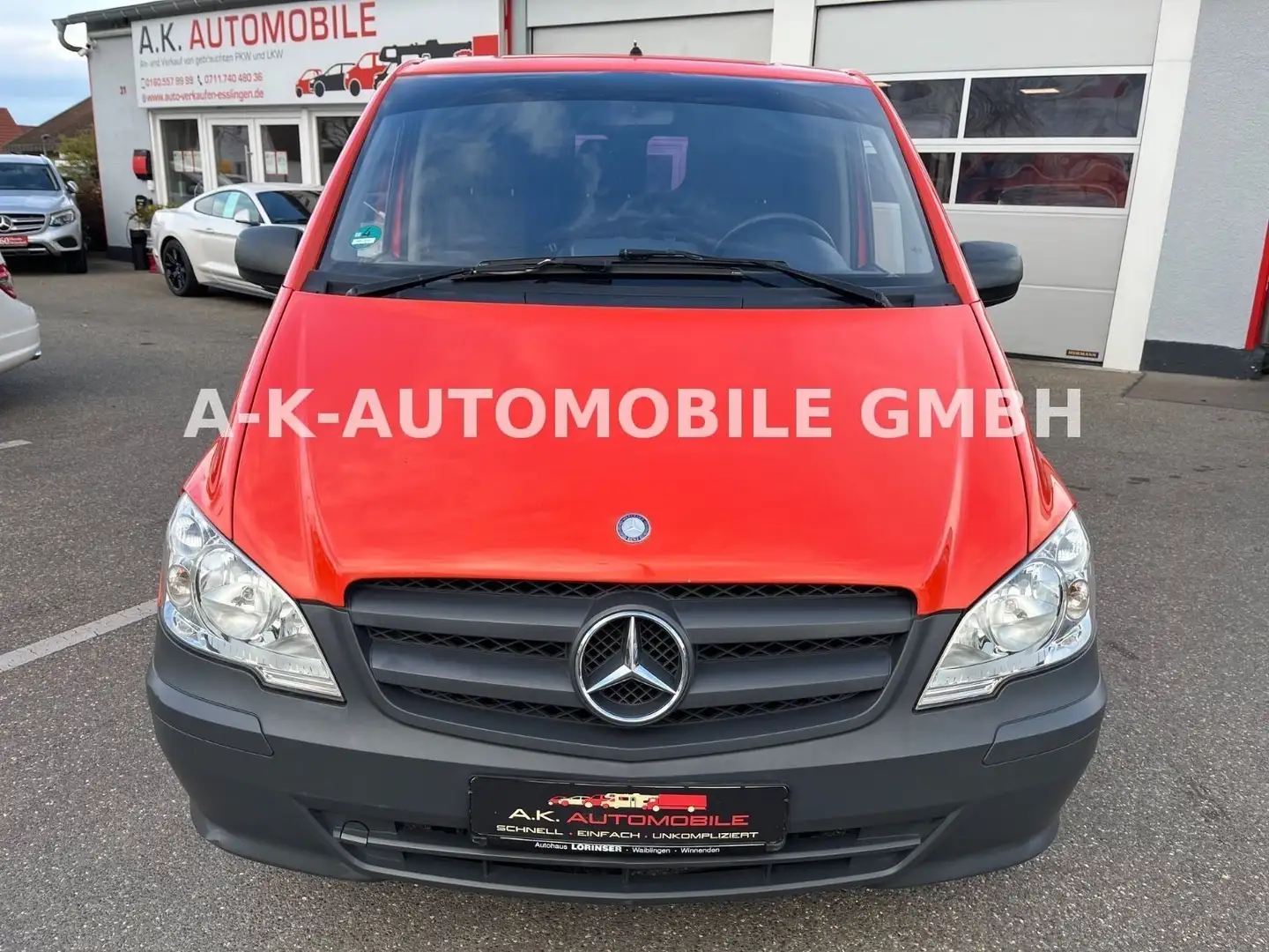 Mercedes-Benz Vito Kasten 113 CDI kompakt*KLIMA*AHK*1-HAND* Orange - 2