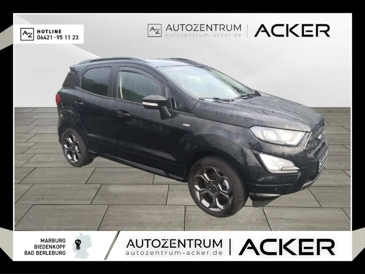 Ford EcoSport 1.0 EcoBoost ST-Line AHK RFK Navi Schwarz - 1
