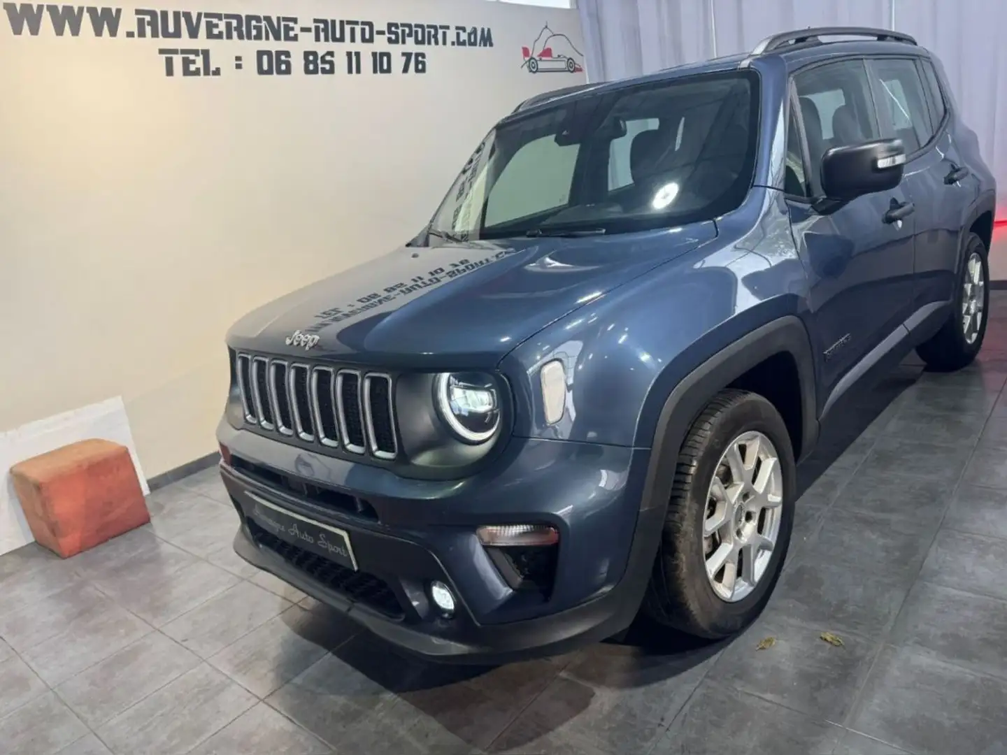 Jeep Renegade 1.5 TURBO T4 130CH BVR7 E-HYBRID ALTITUDE Bleu - 1