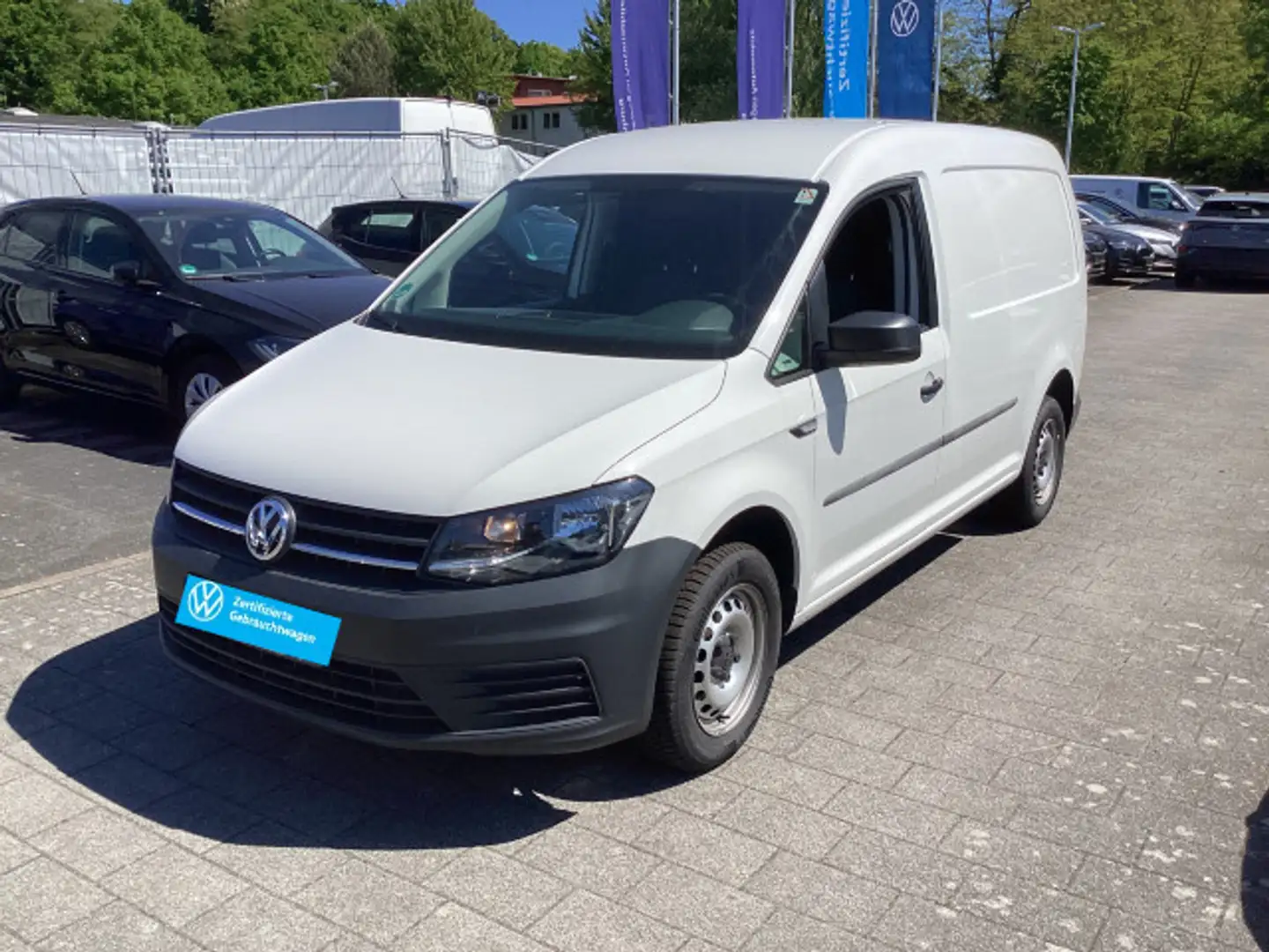 Volkswagen Caddy Kasten 2.0 TDI AHK Klima Einparkhilfe Weiß - 2
