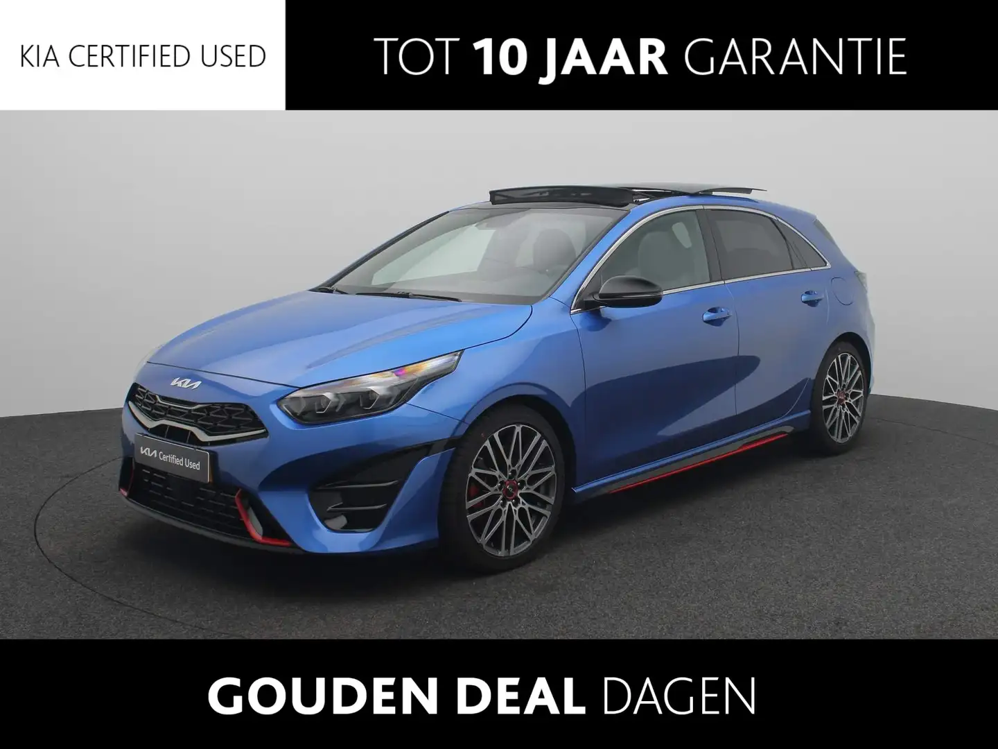 Kia Ceed / cee'd 1.6 T-GDi GT | UNIEK | Navigatie | Climate Control Bleu - 1
