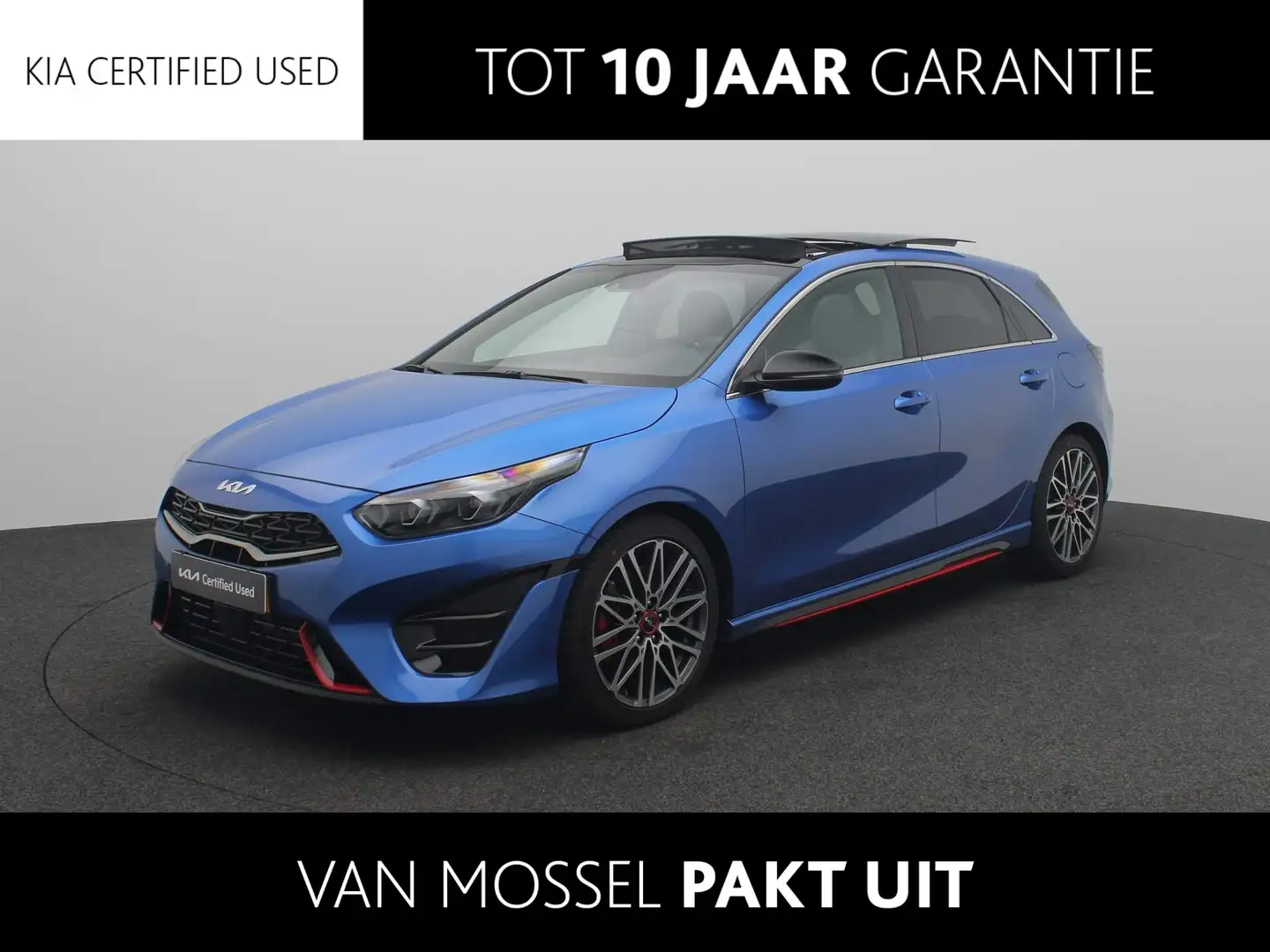 Kia Ceed / cee'd 1.6 T-GDi GT | UNIEK | Navigatie | Climate Control Blauw - 1