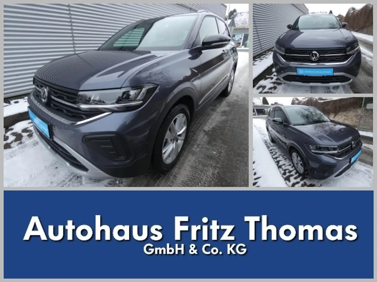 Volkswagen T-Cross 1.0 TSI DSG Goal LED Navi AHK PDC SHZ Klima Grau - 1