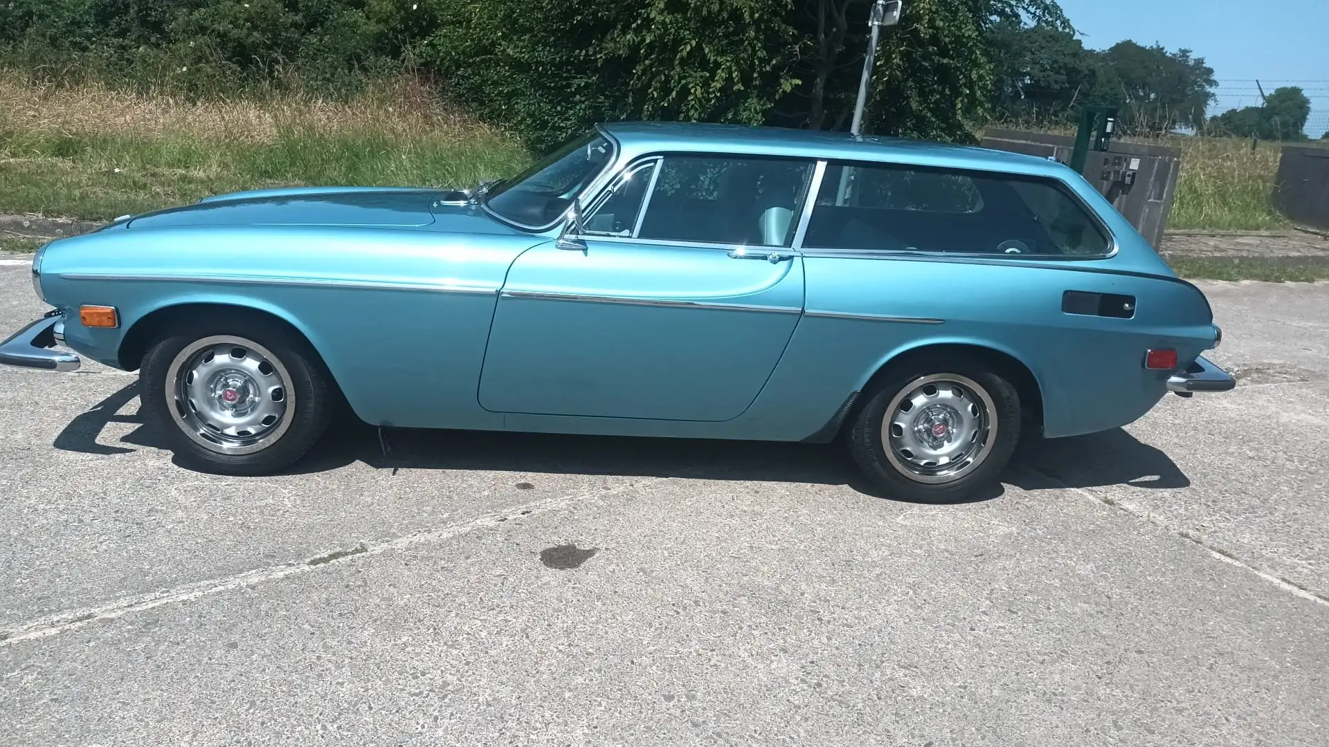 Oldtimer Volvo p1800 es break de chasse 2 l injection boite auto Bleu - 2