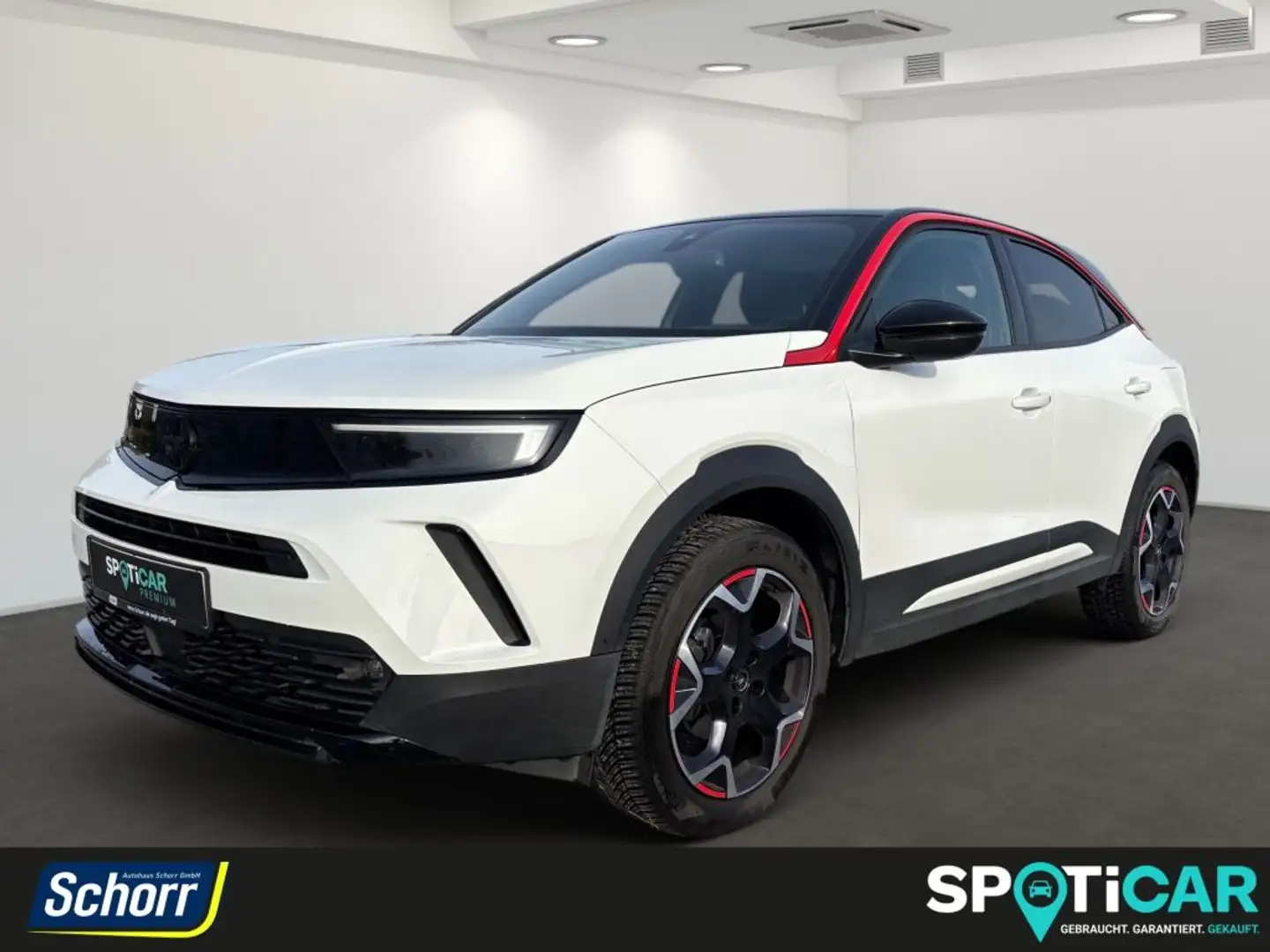 Opel Mokka 1.2 T Automatik GS Line 18´LM Rad AHZV NAVI Sitzhe Weiß - 1