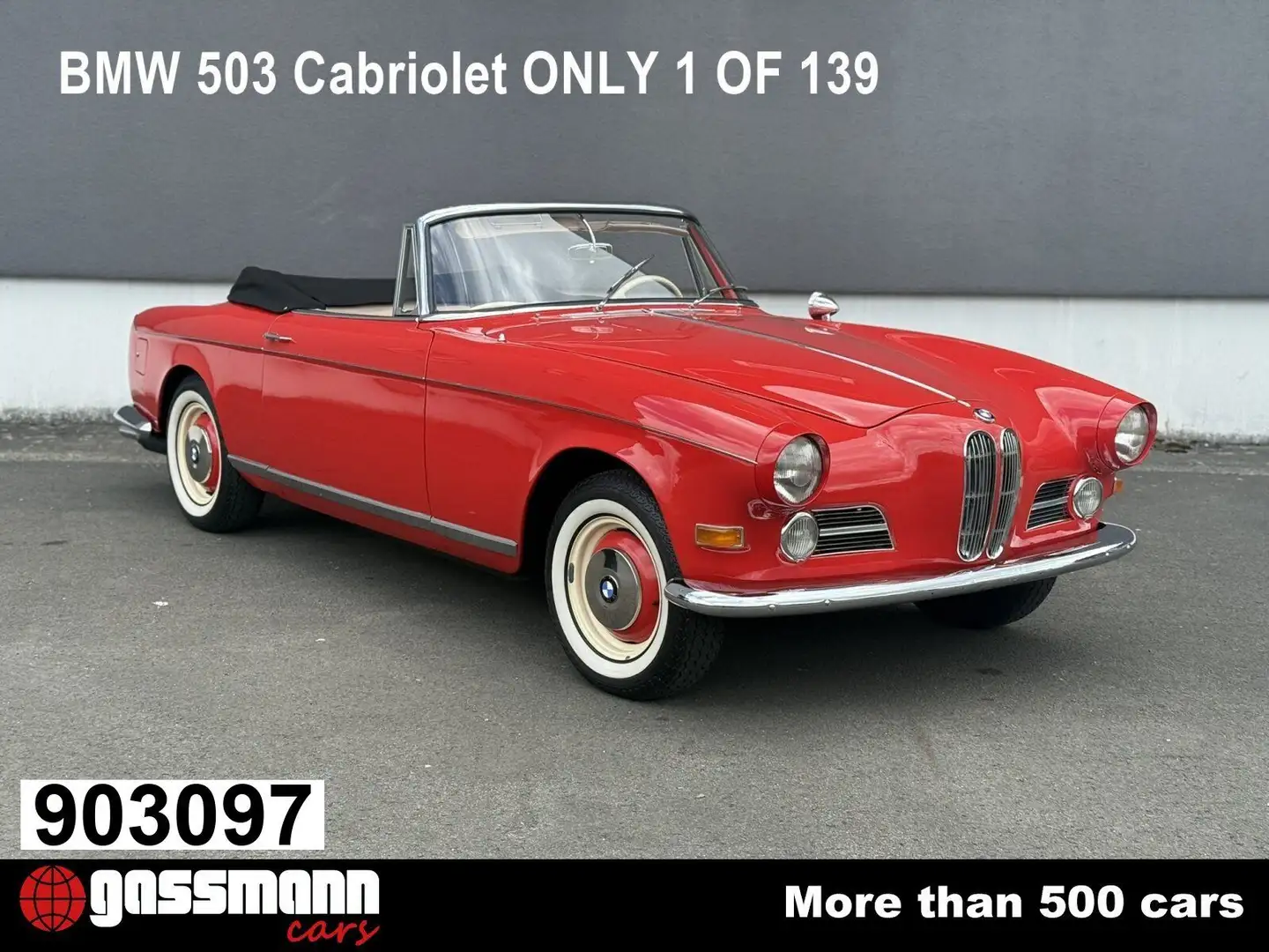 BMW 503 Cabriolet - 1 of only 139 Rot - 1