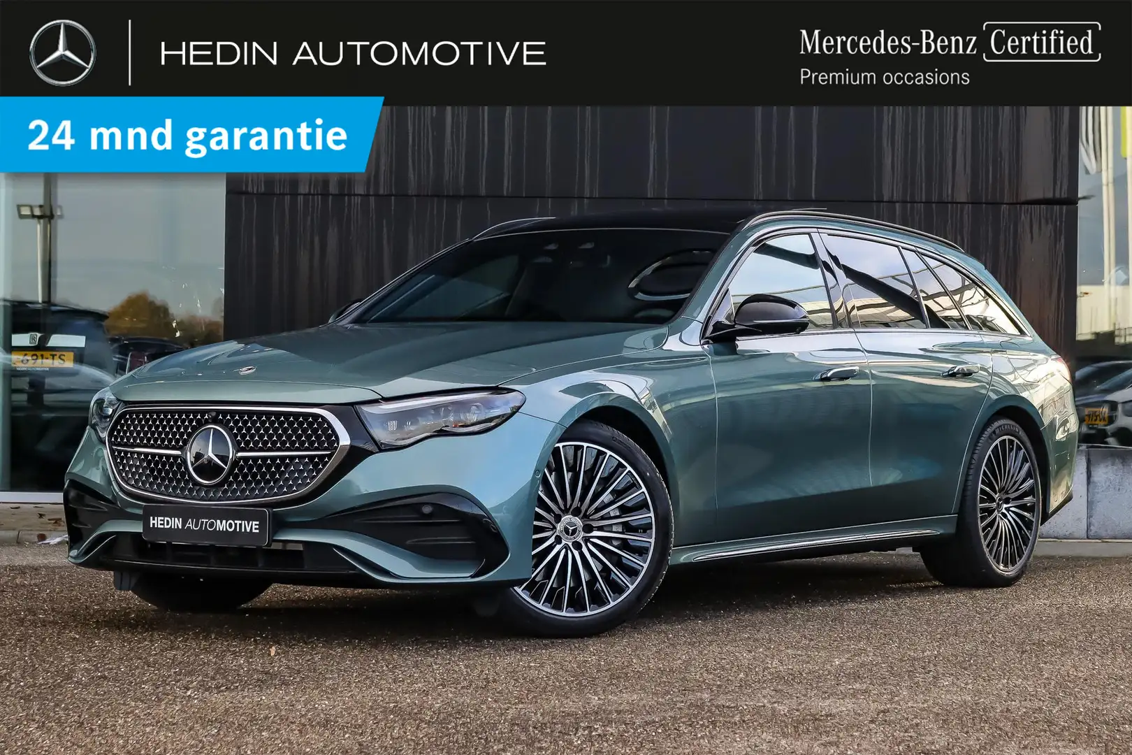 Mercedes-Benz E 300 E 300e Estate Automaat AMG Line | Premium Pakket | Groen - 1