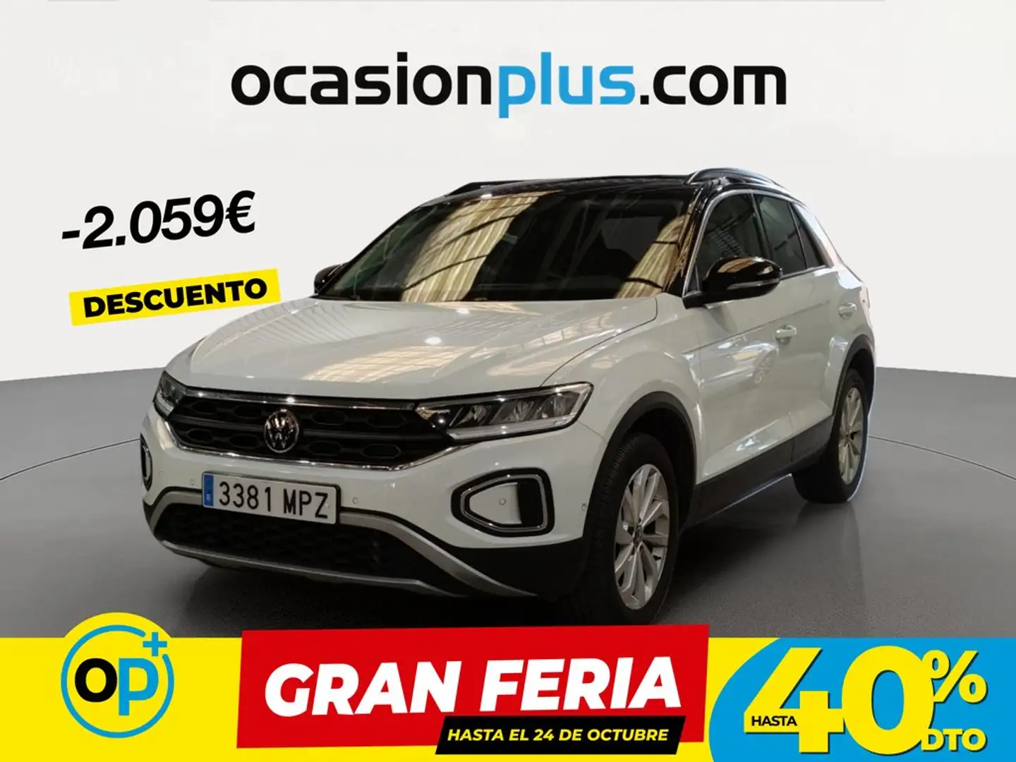 Volkswagen T-Roc 2.0TDI Life DSG7 110KW Blanco - 1