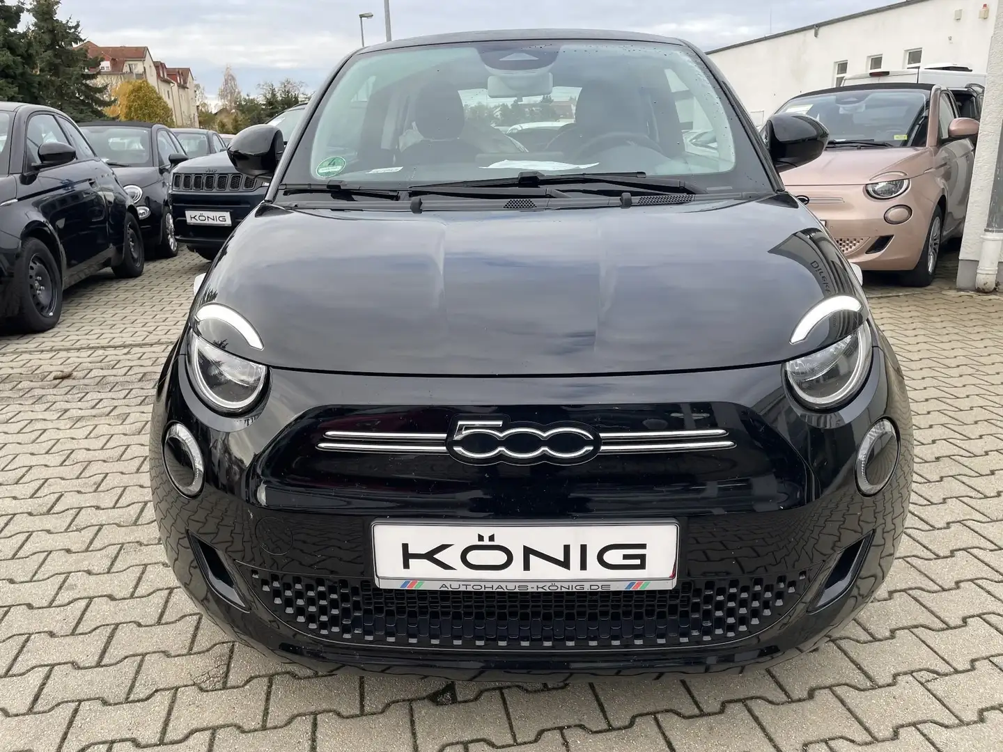 Fiat 500e 3+1 Neuer 500 320km Reichweite Schwarz - 2