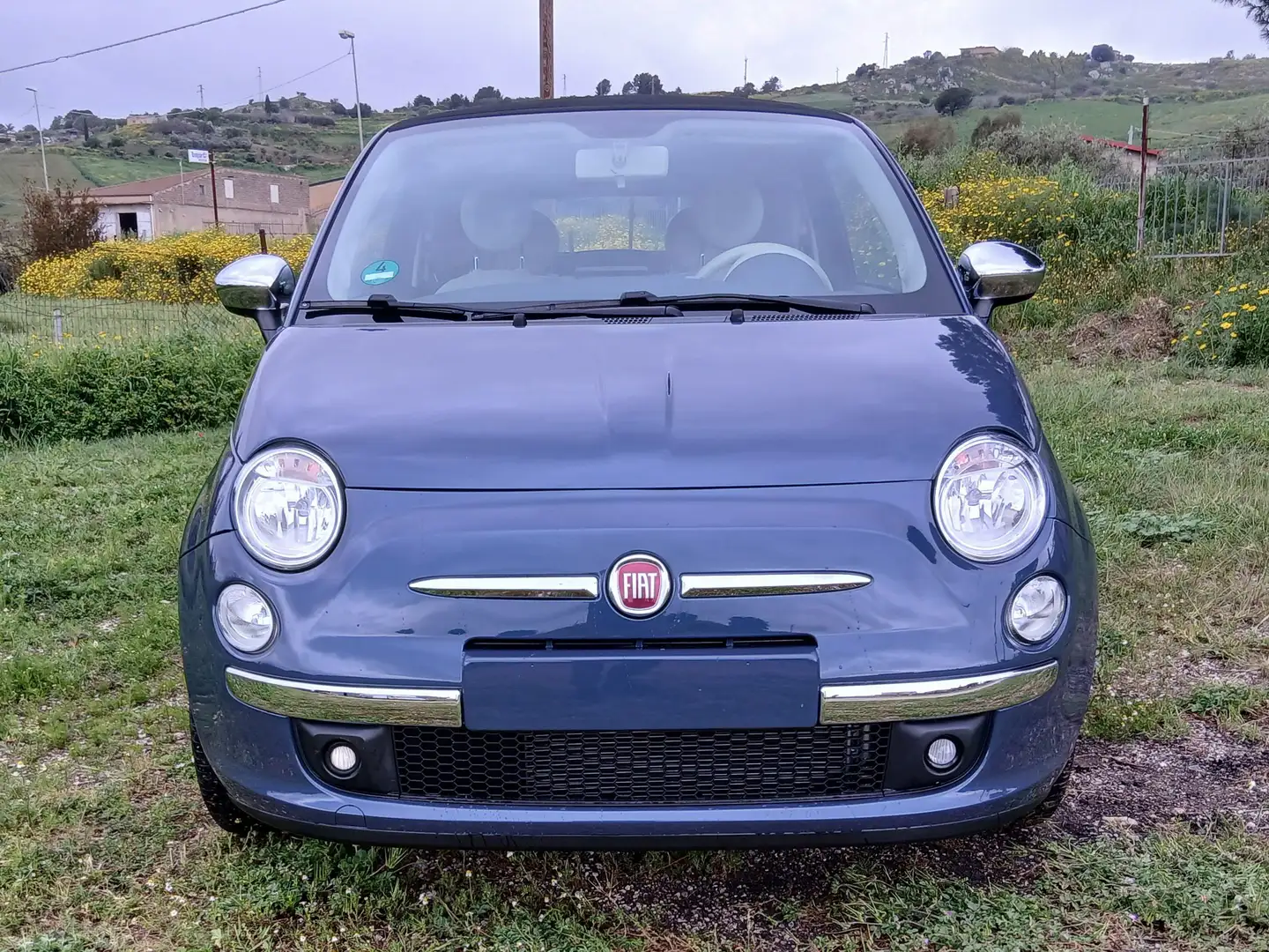 Fiat 500C 500C 1.2 Lounge 69cv my14 Blu/Azzurro - 1