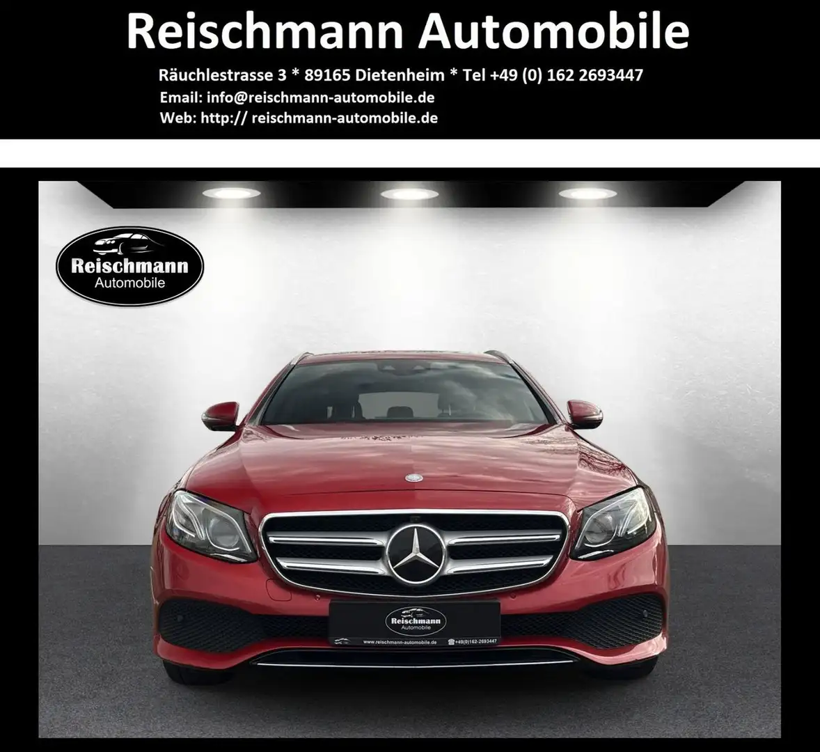 Mercedes-Benz E 220 d T-Modell NAVi Digital Spur Totw. Leder Rouge - 1
