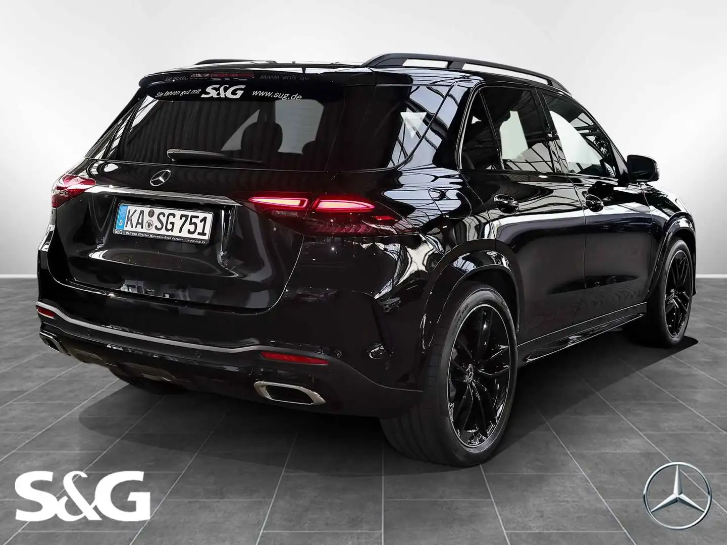 Mercedes-Benz GLE 450 d 4M AMG Standhz.+M-LED+AHK+Pano+Distro Schwarz - 2