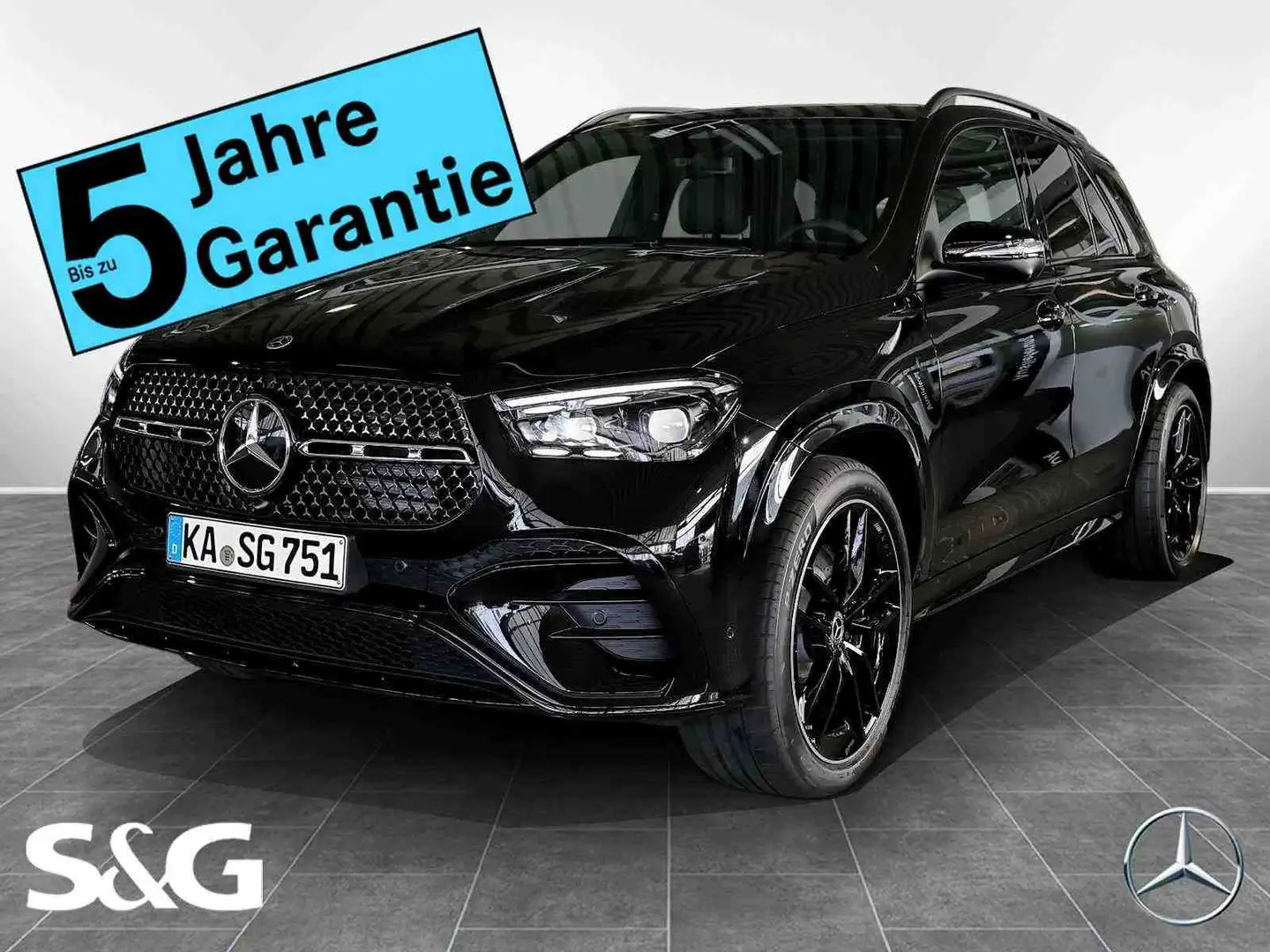 Mercedes-Benz GLE 450 d 4M AMG Standhz.+M-LED+AHK+Pano+Distro Black - 1