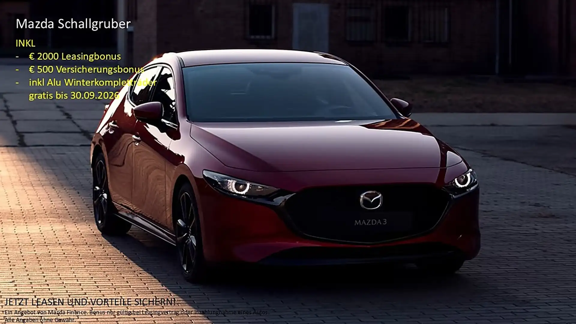 Mazda 3 Mazda3 e-Skyactiv-G140 Homura Aut. Rot - 1