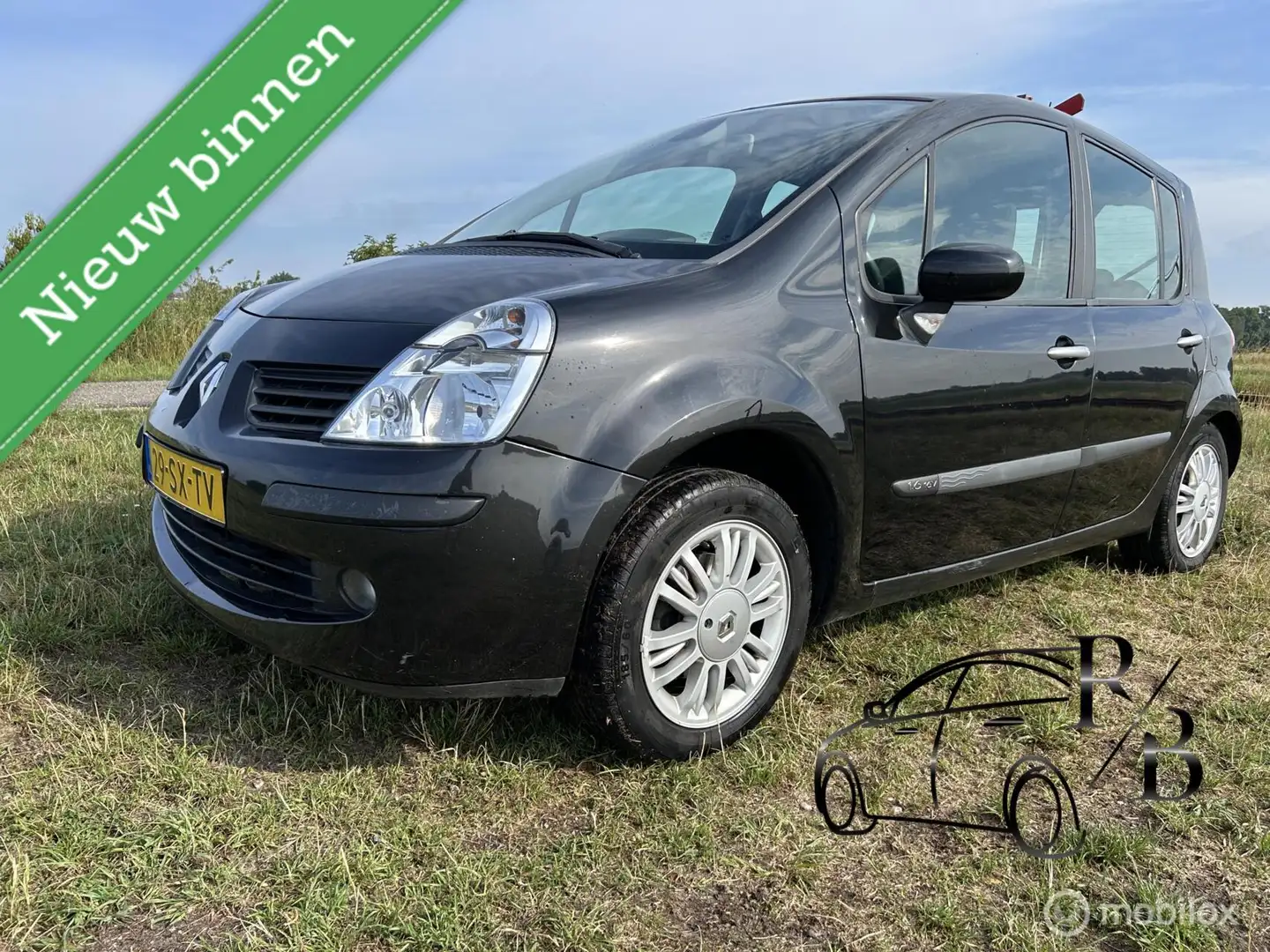 Renault Modus 1.6-16V Privilège NIEUWE APK AIRCO AUTOMAAT Zwart - 1