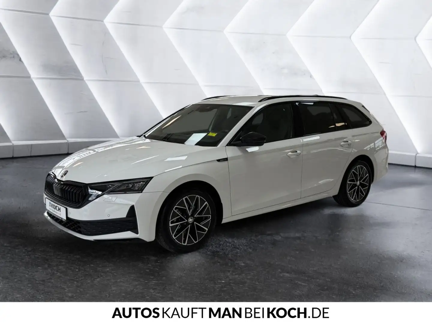 Skoda Octavia Combi 1.5 TSI DSG e-TEC Sportl AHK HuD DAC Weiß - 2