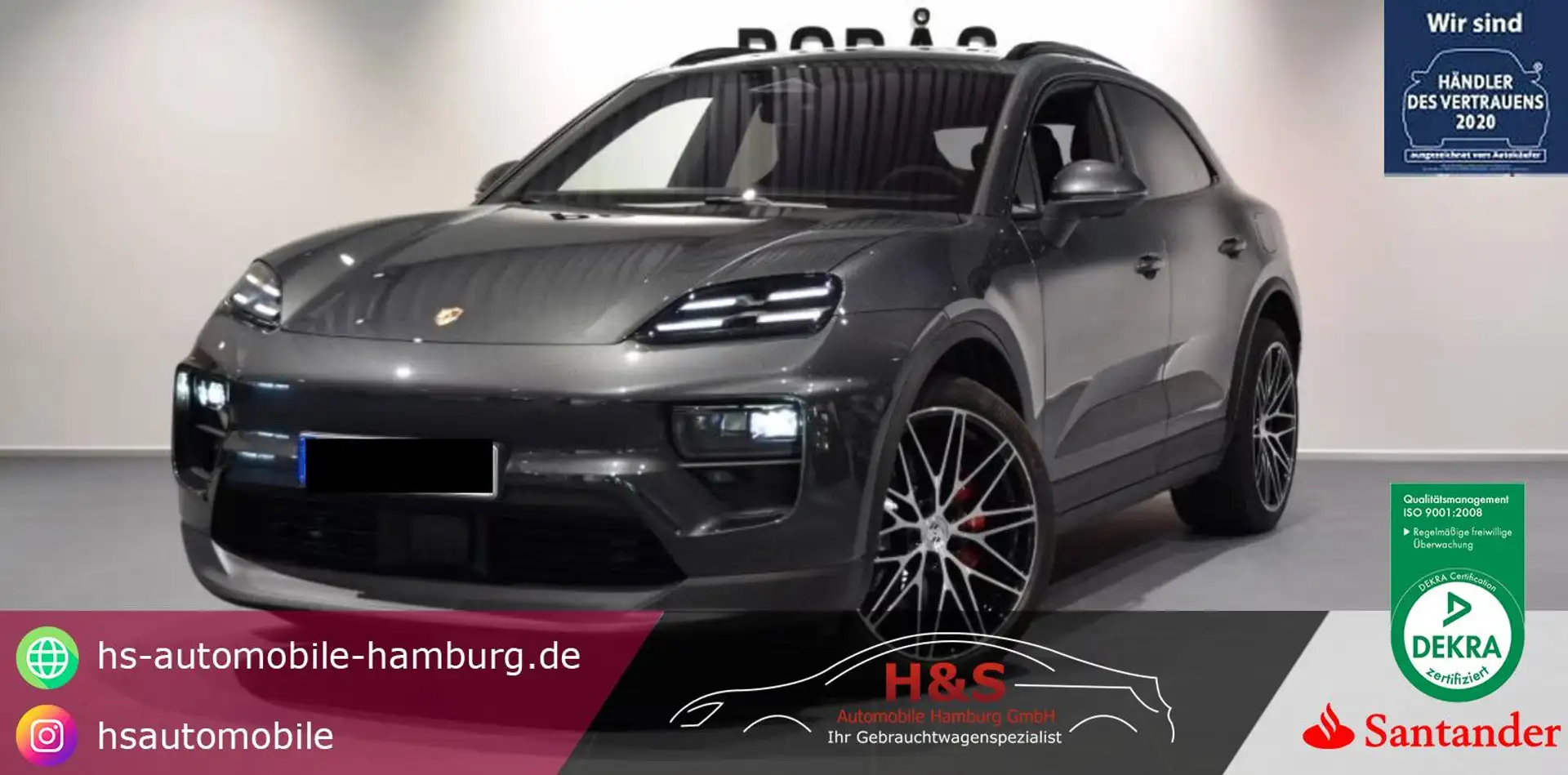 Porsche Macan Electric 4 S Grau - 1