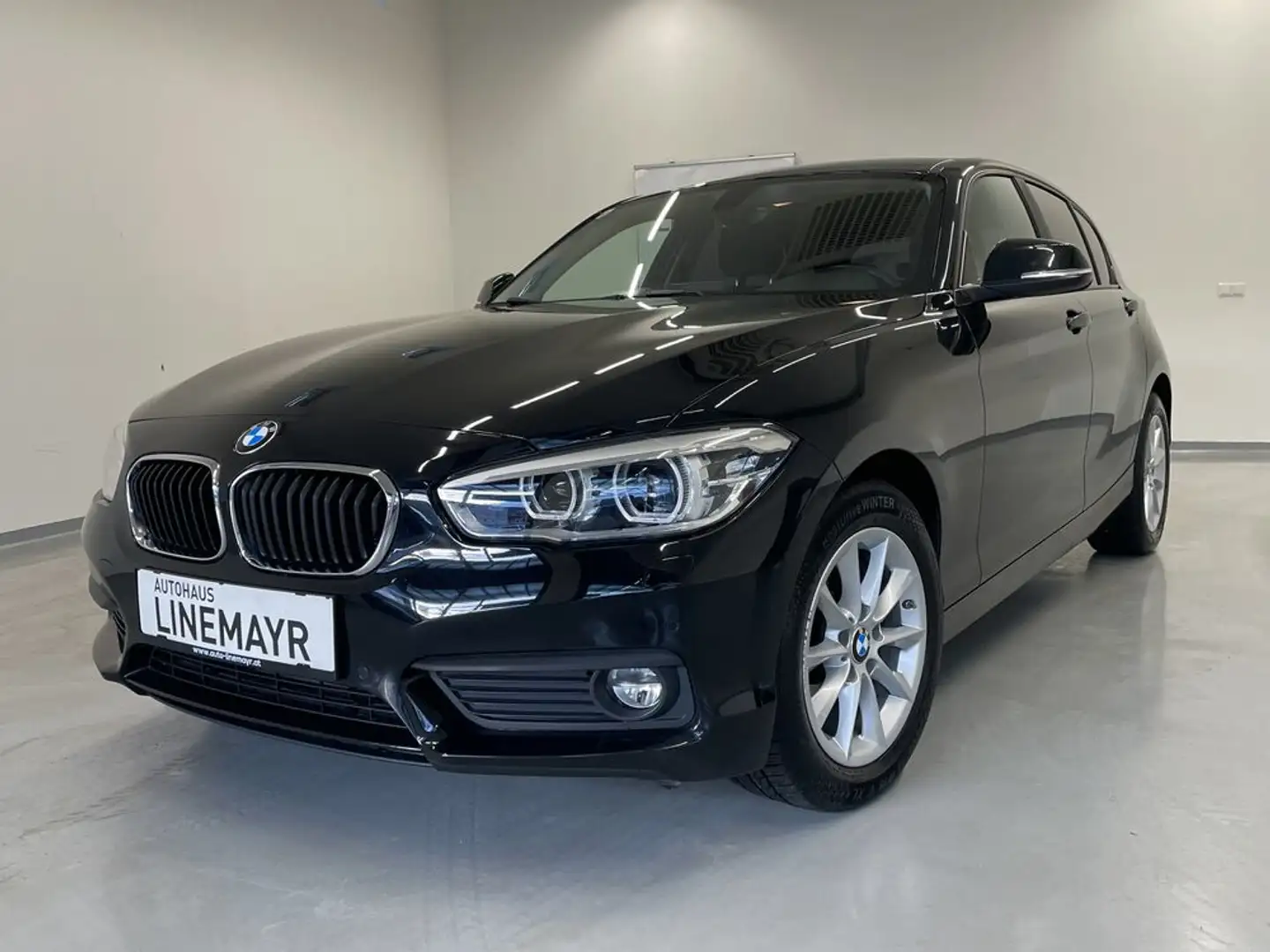 BMW 114 d  Advantage LED, Navi Schwarz - 1