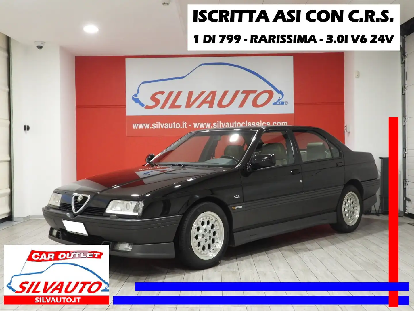 Alfa Romeo 164 3.0I V6 24V QUADRIFOGLIO VERDE - ASI C.R.S. (1994) Schwarz - 1