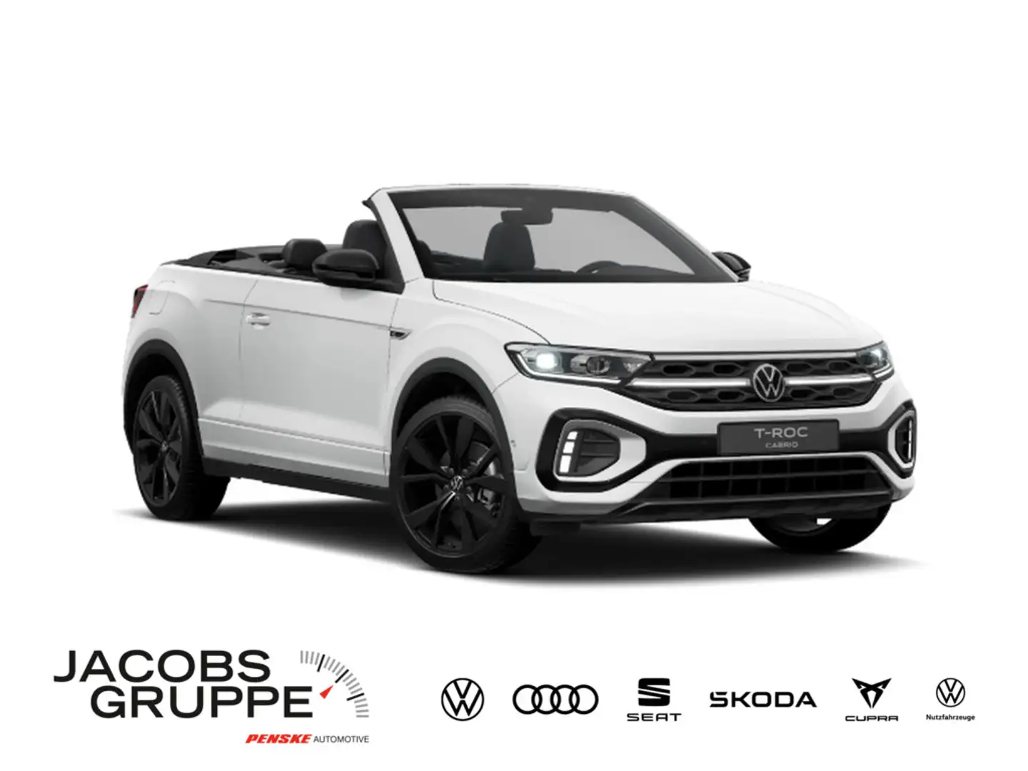 Volkswagen T-Roc Cabriolet 1,5TSI R-Line Black Style, RF Weiß - 1