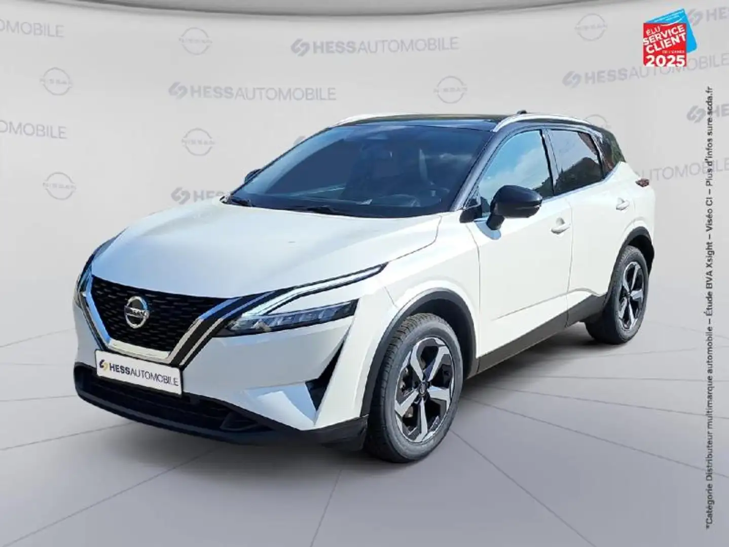 Nissan Qashqai 1.3 Mild Hybrid 158ch Tekna Xtronic TPano Camera G Blanc - 1