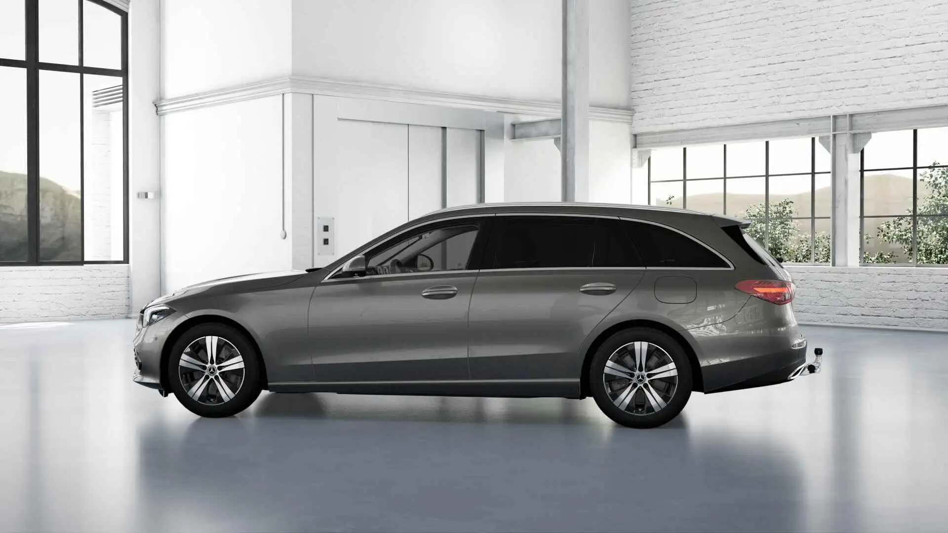 Mercedes-Benz C 300 E break Luxury Line Trekhaak | Dodehoekassistent | Argent - 2