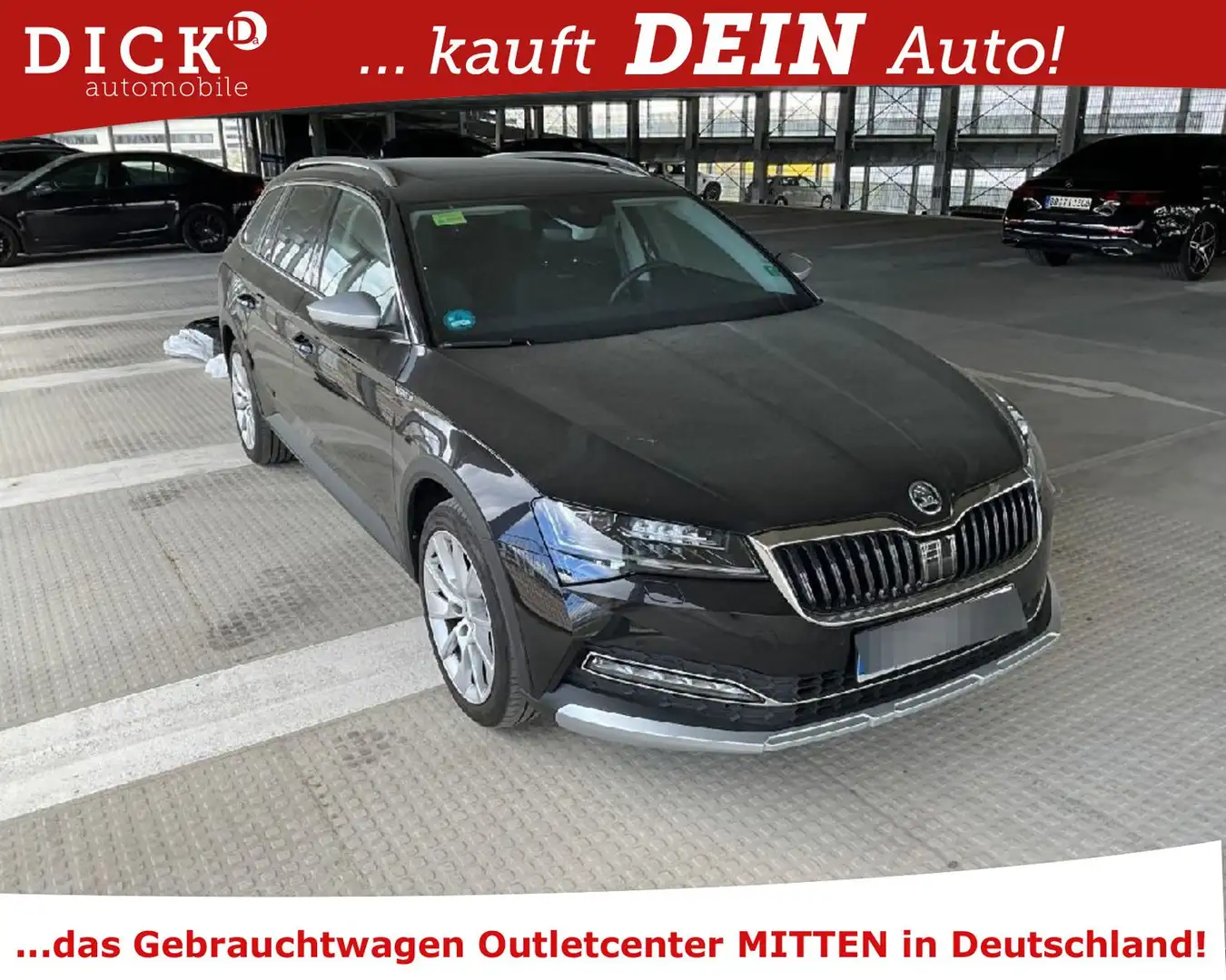 Skoda Superb C Scout 4x4 2.0TDI PANO/MATR/4x4/ACC/AHK Zwart - 2