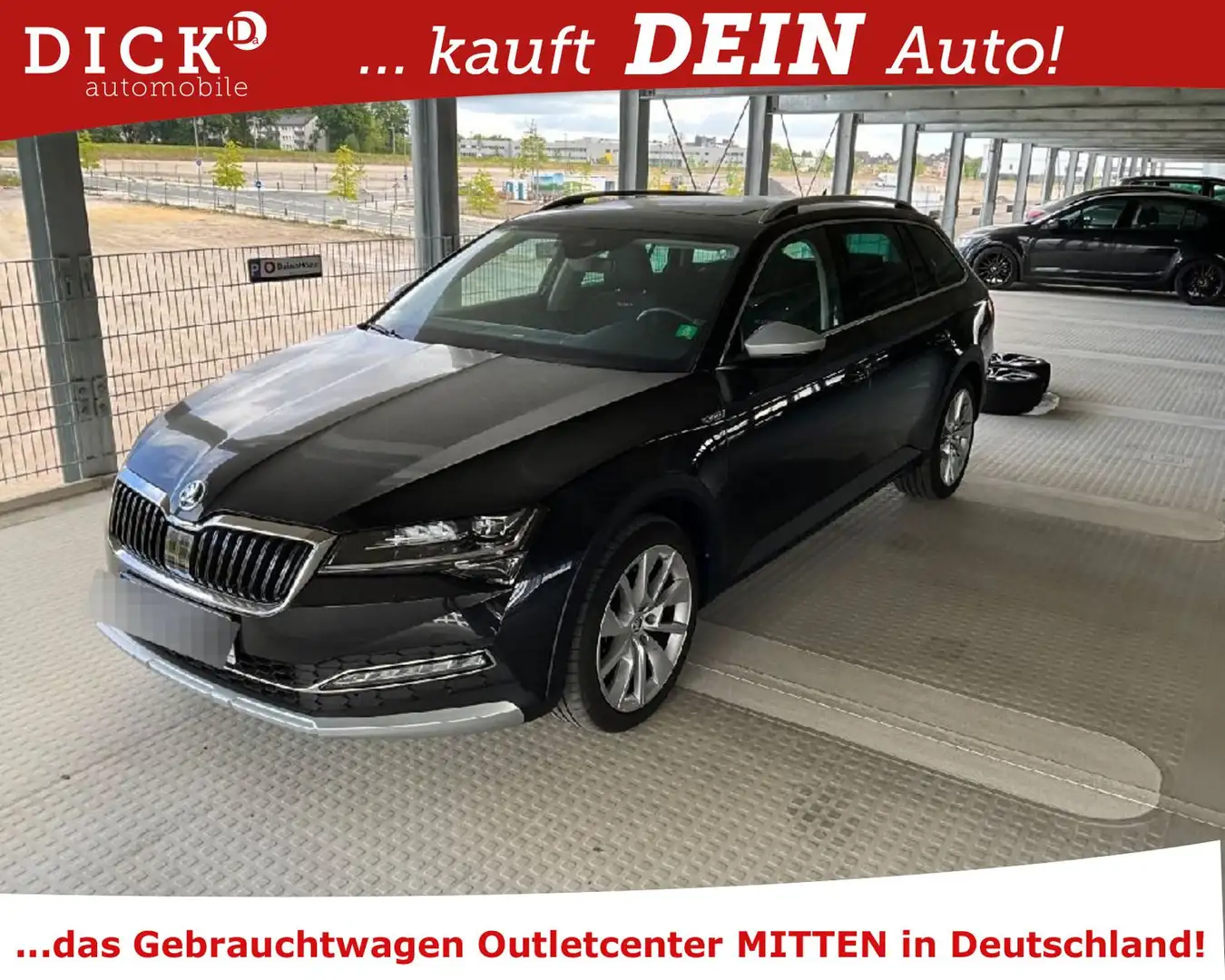 Skoda Superb C Scout 4x4 2.0TDI PANO/MATR/4x4/ACC/AHK Zwart - 1