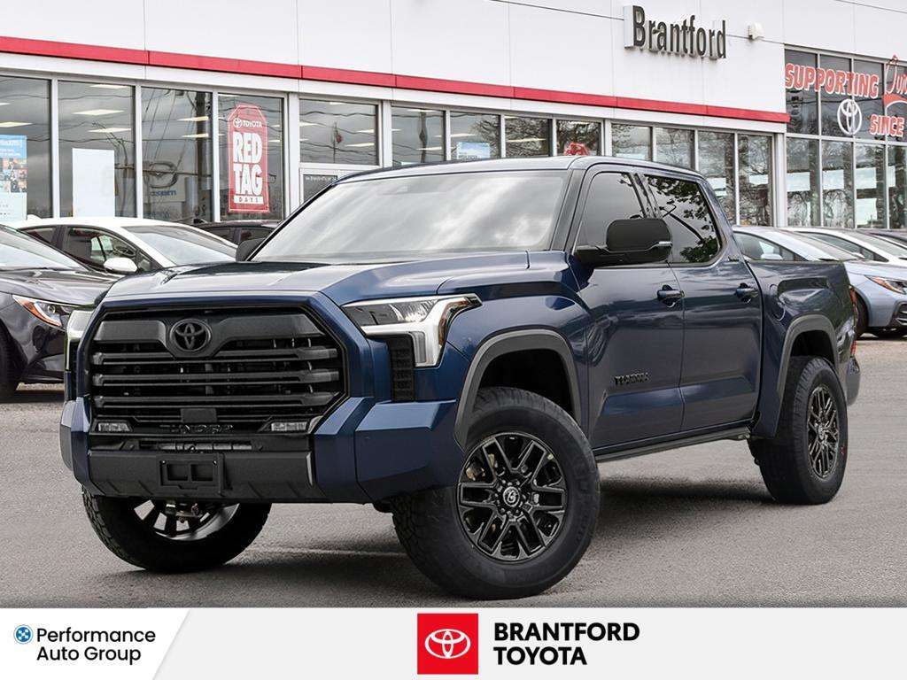 Blue 2026 Toyota Tundra Pickup Truck Four-Wheel Drive Automatic
