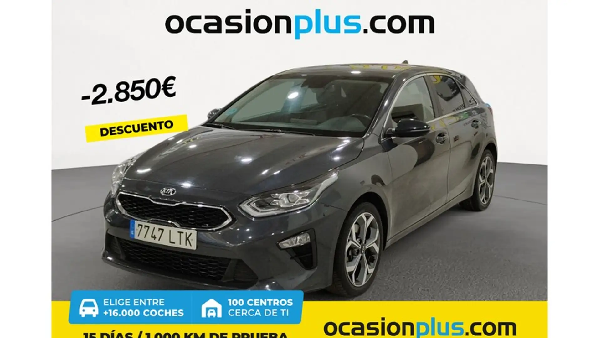 Kia Ceed / cee'd 1.0 T-GDI Eco-Dynamics Tech 100 Gris - 1