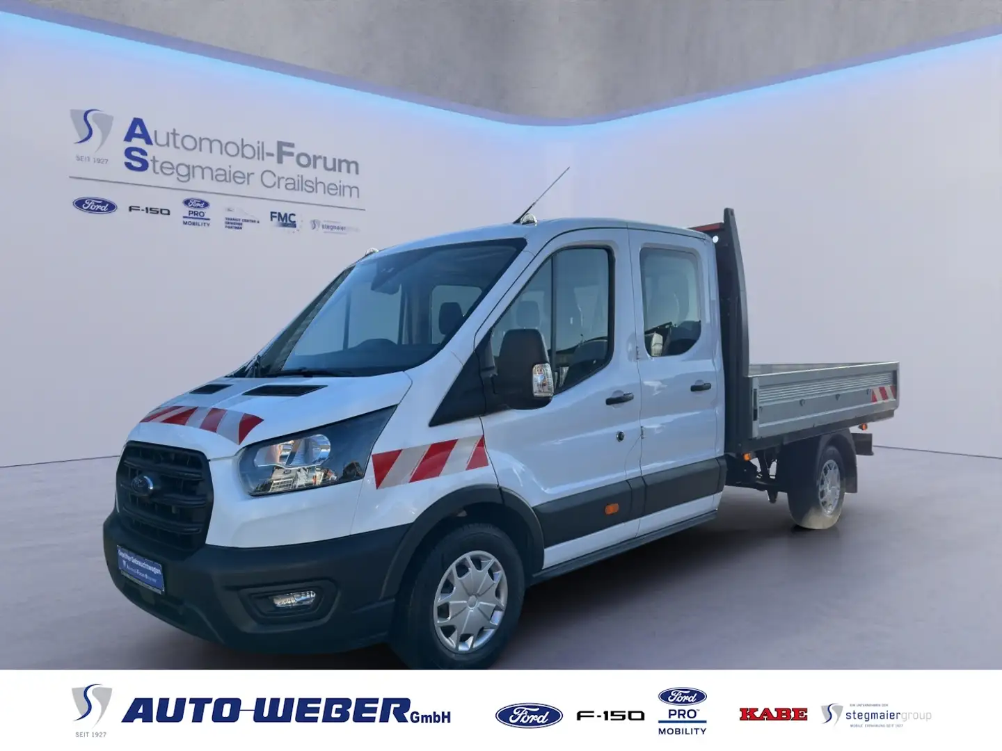 Ford Transit Pritsche DoKa 350 L3 *AHK*KLIMA*BEIFAHRER-AIRBAG* bijela - 1