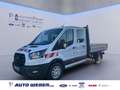 Ford Transit Pritsche DoKa 350 L3 *AHK*KLIMA*BEIFAHRER-AIRBAG* Blanco - thumbnail 1